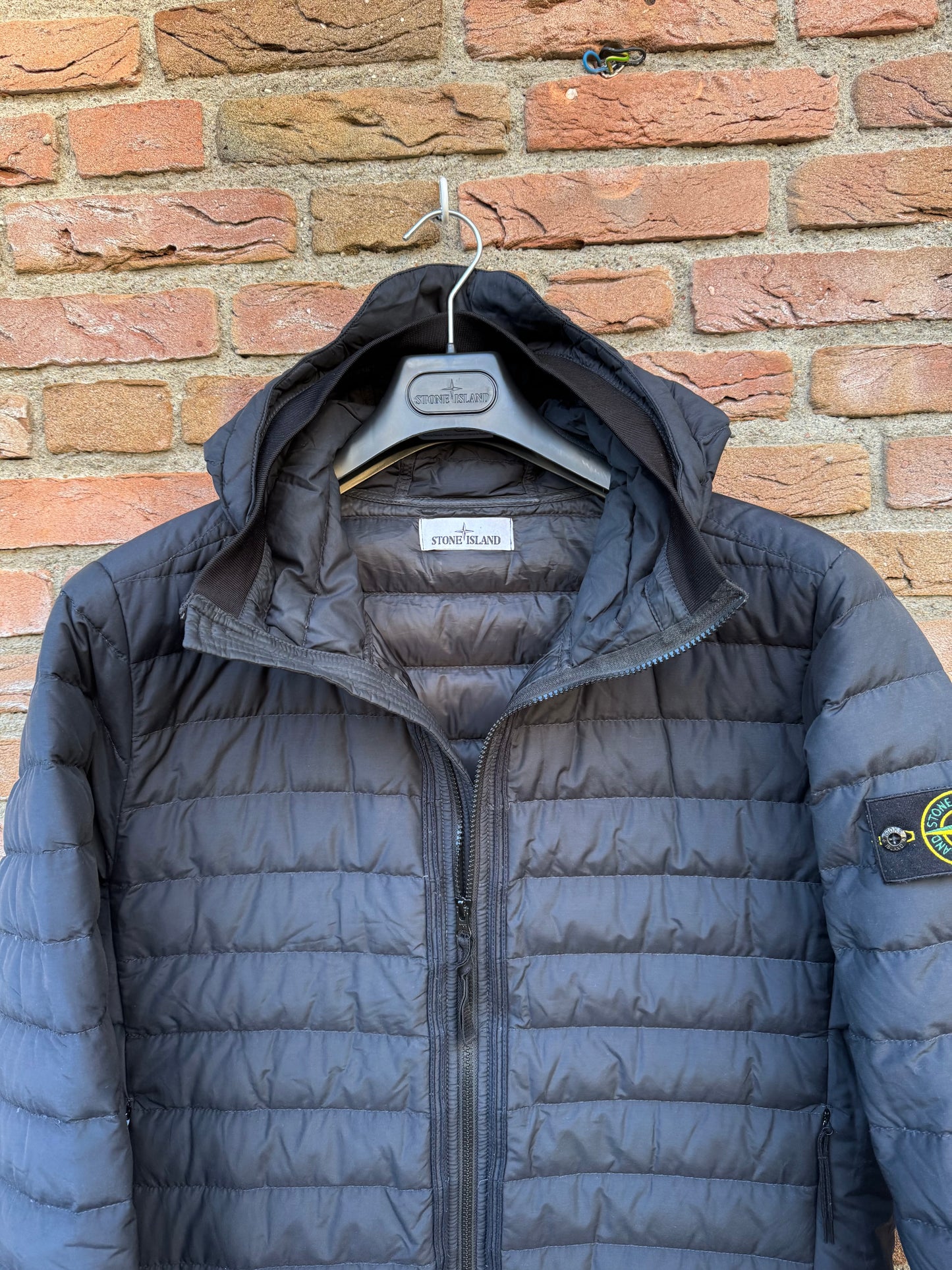 Stone Island O-Cotton / R-Nylon Tela Daunenjacke - XL