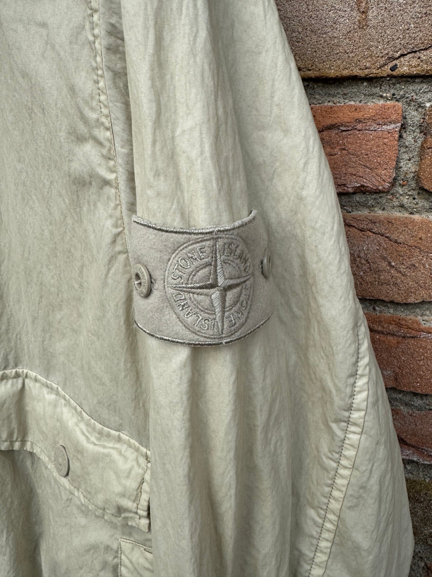 Stone Island 50 Fili Resinata Ghost Parka - L