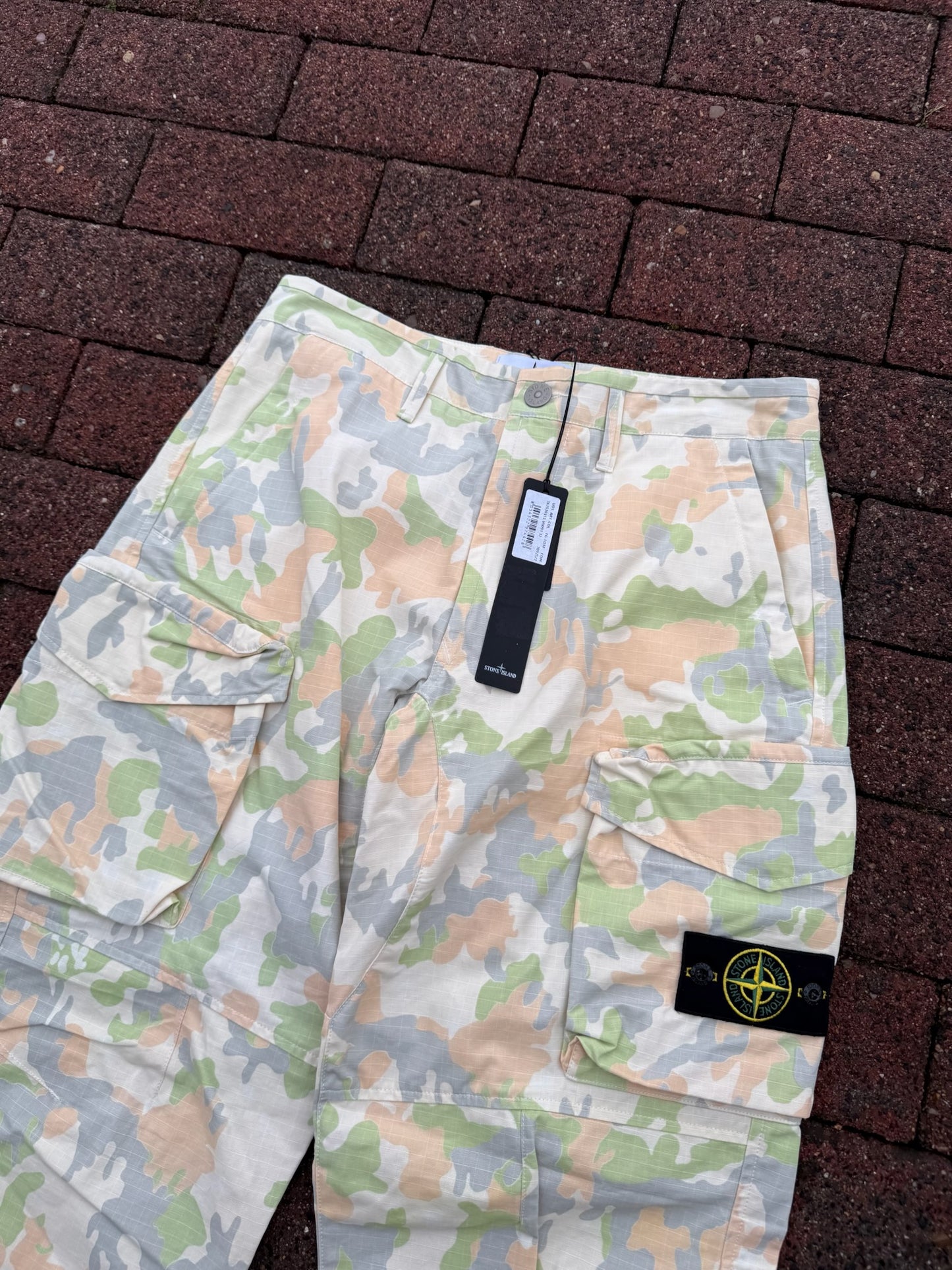 Stone Island x Supreme Ice Camo Cargos - W32