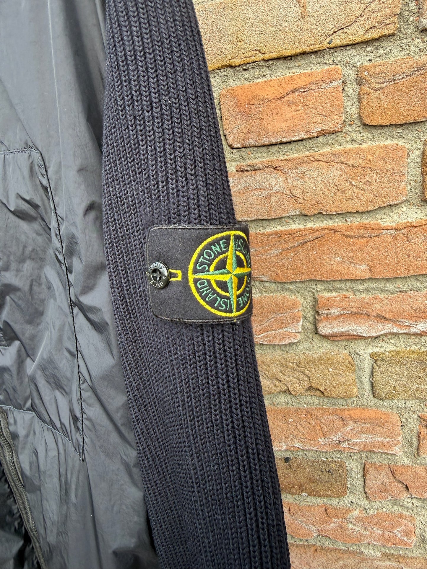 Stone Island Garment Dyed Crinkle Reps R-NY Primaloft-TC and Knit Jacket - 3XL