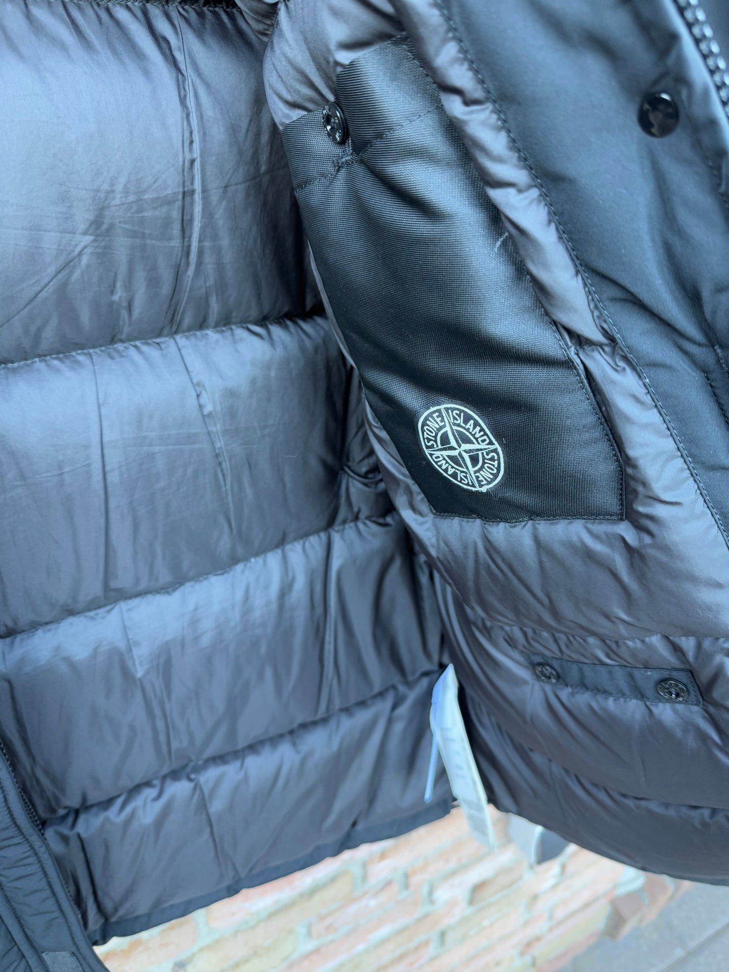 Stone Island Micro Twill Down Jacket - L