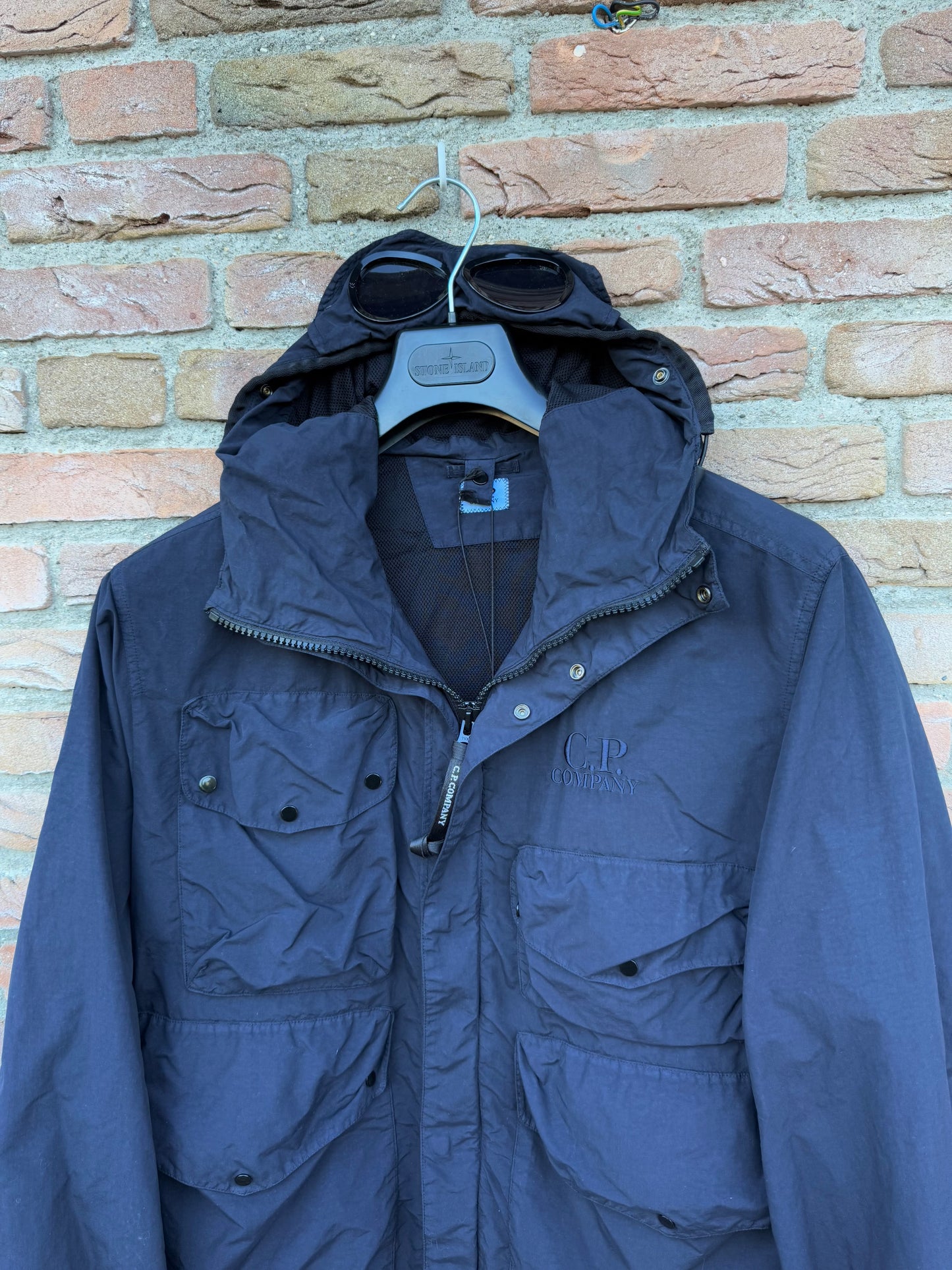 C.P. Company Flatt Nylon Goggle Jacket - S