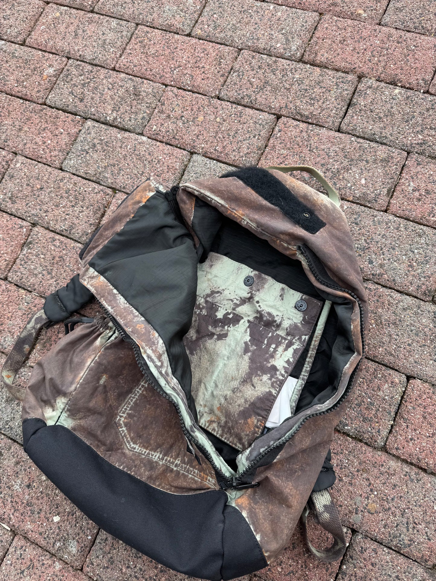 Stone Island Paintball Camo Backpack