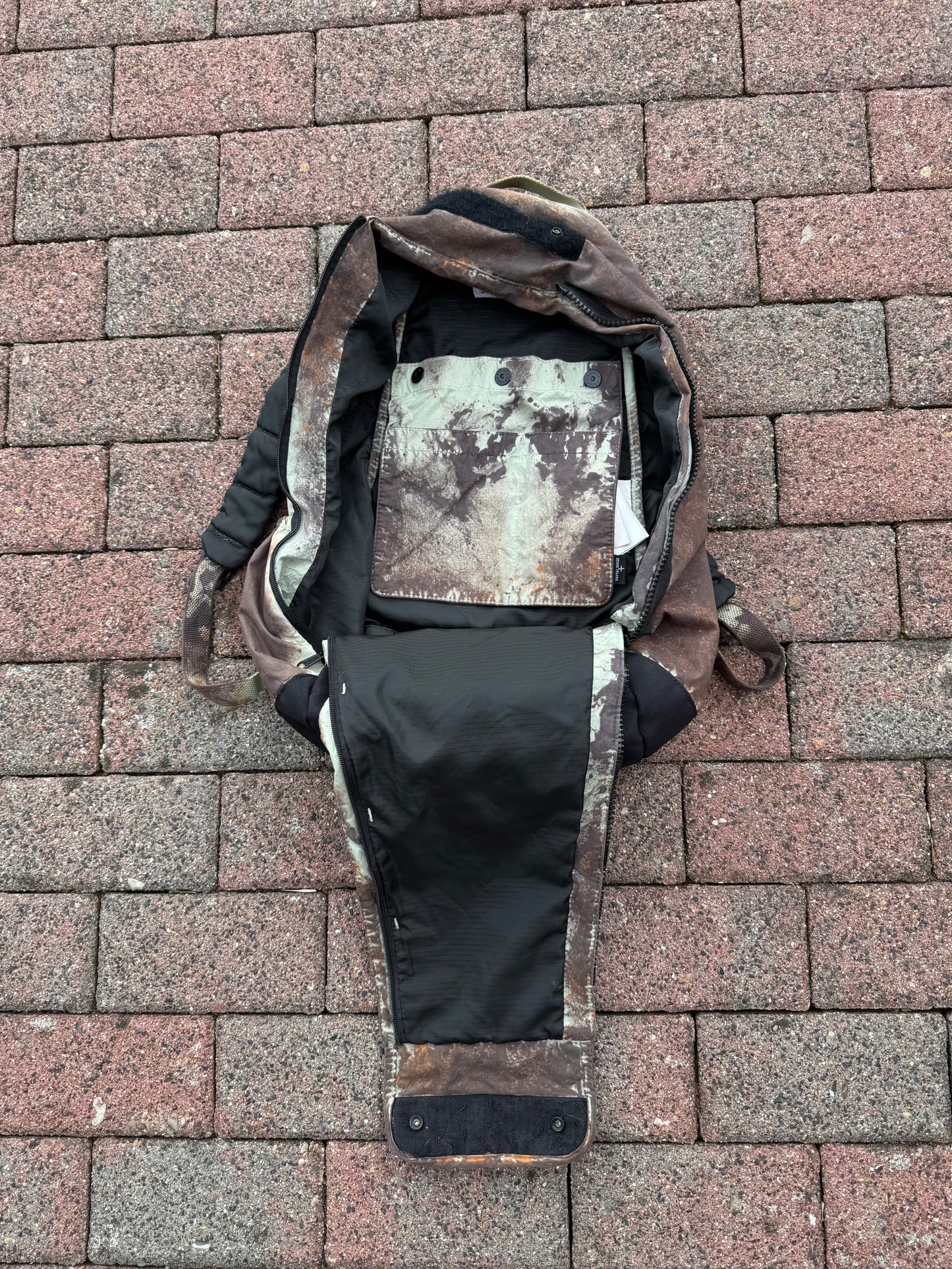 Stone Island Paintball Camo Backpack