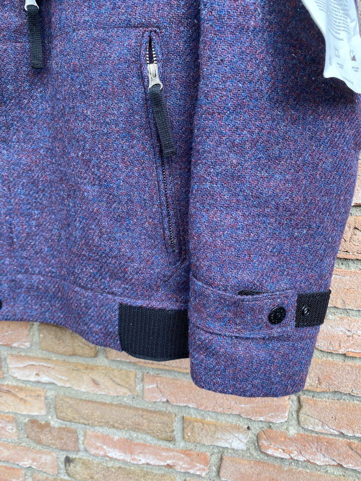 Stone Island Harris Tweed with Polymorphic Ice Jacket - L