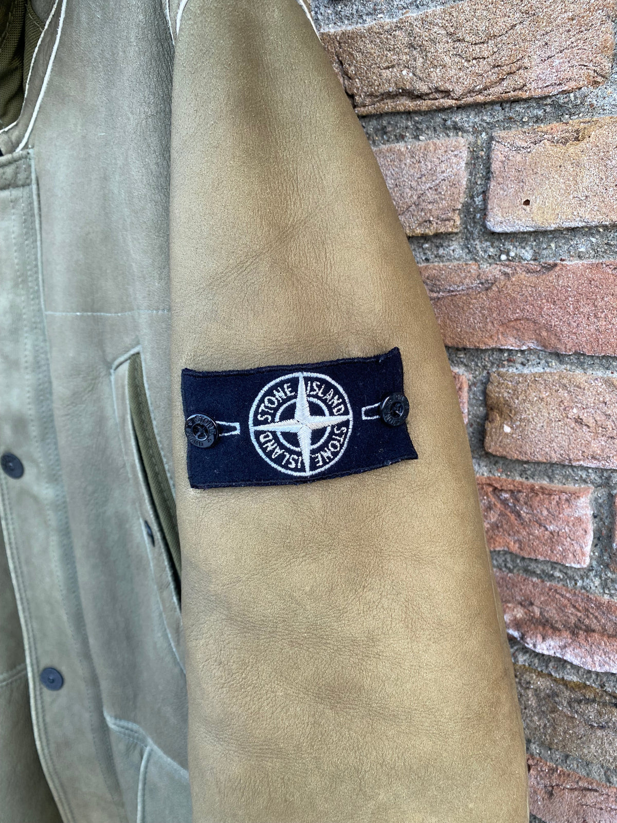 Stone Island Sheepskin Leather Jacket - XL