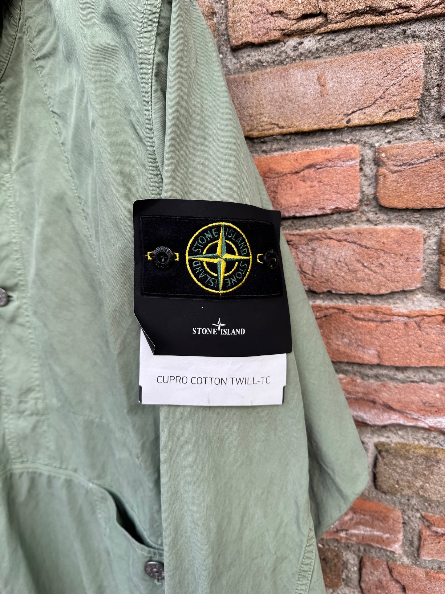 Stone Island Cupro Cotton Twill-TC Smock - L