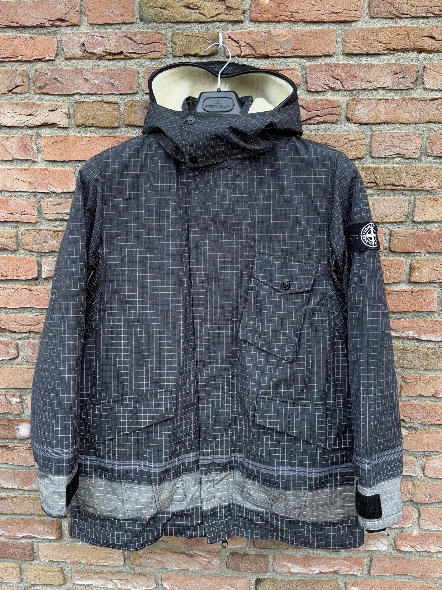 Stone Island Reflective Ripstop Chiné Jacket - L