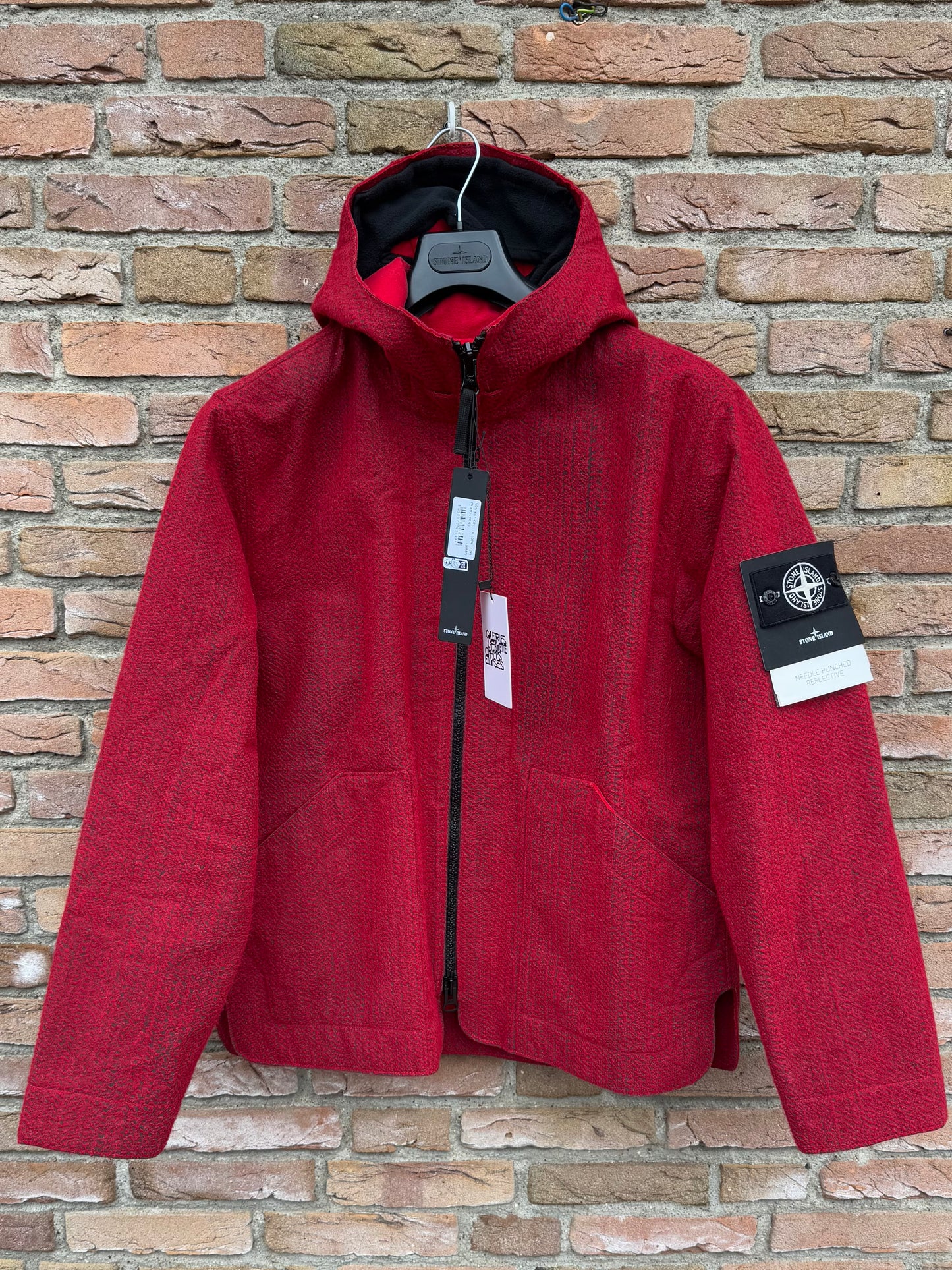 Stone Island Needle Punched Reflective Jacket - L