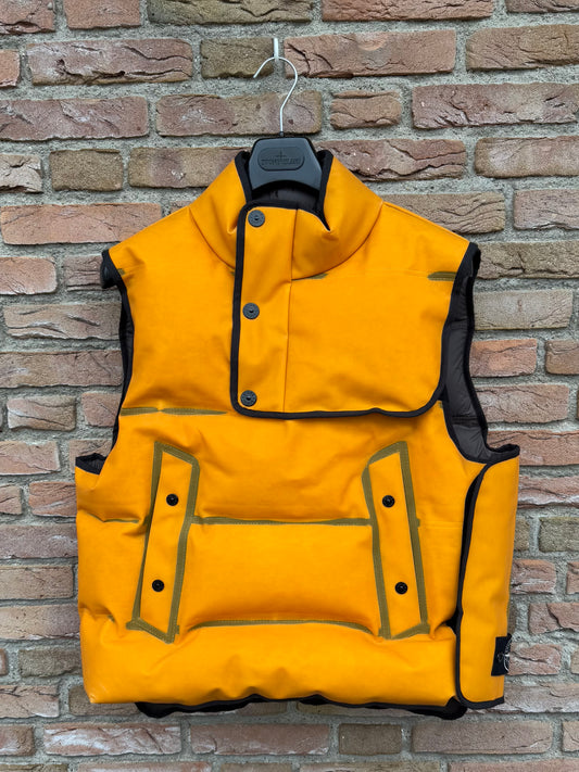 Stone Island Poly Strata Ice Jacket Down Gilet - L
