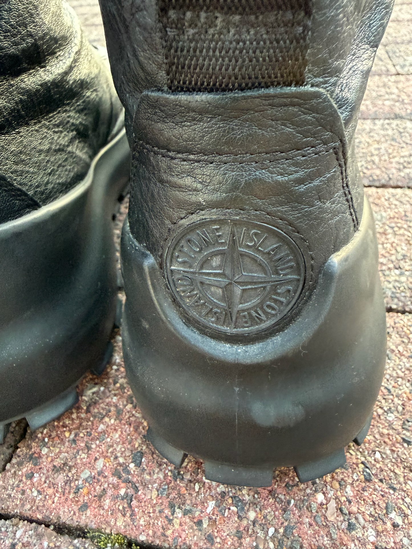 Stone Island x Ecco Leather Boots - UK 9