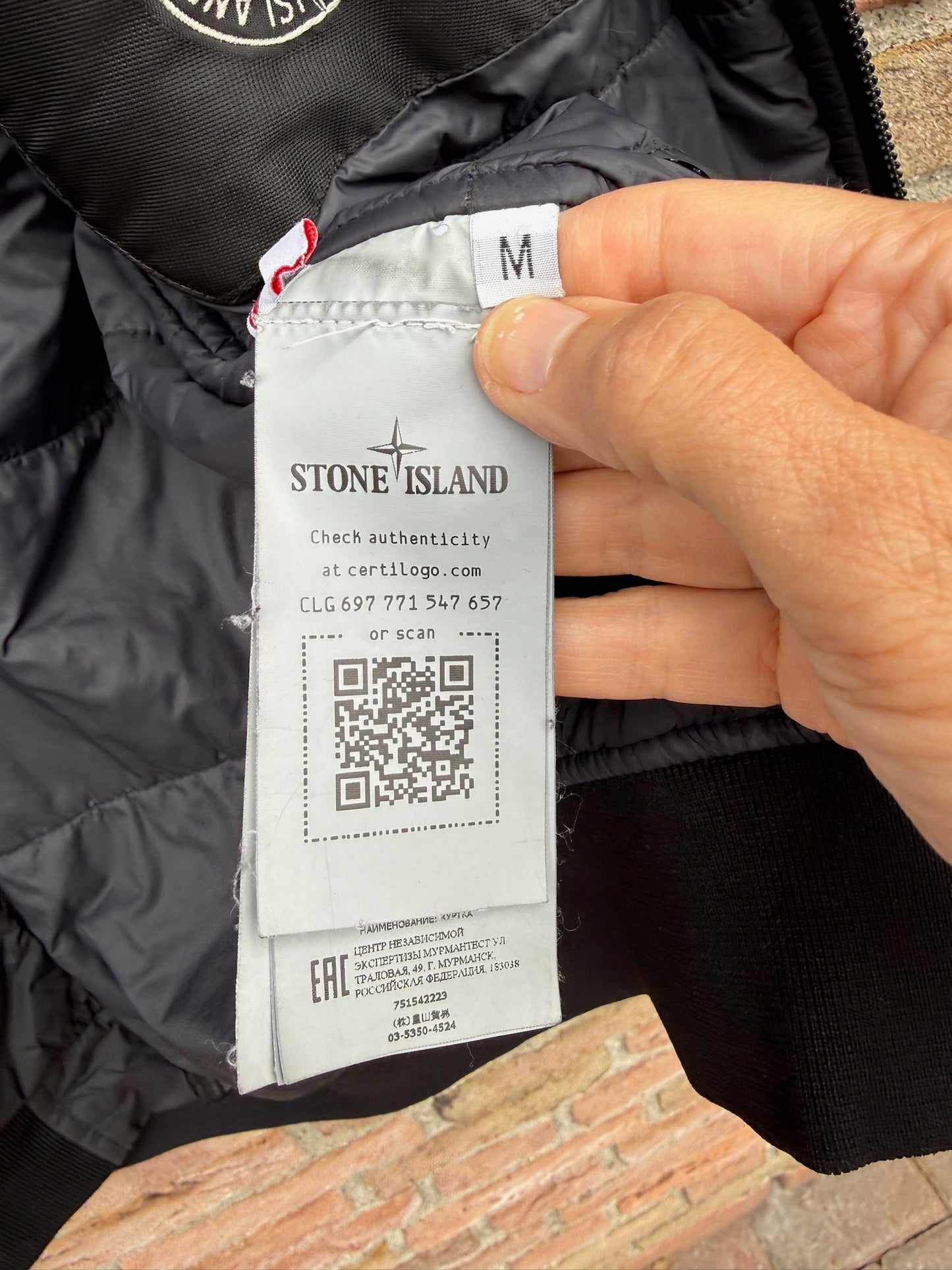 Stone Island Garment Dyed Crinkle Reps NY Primaloft-TC Jacket - M