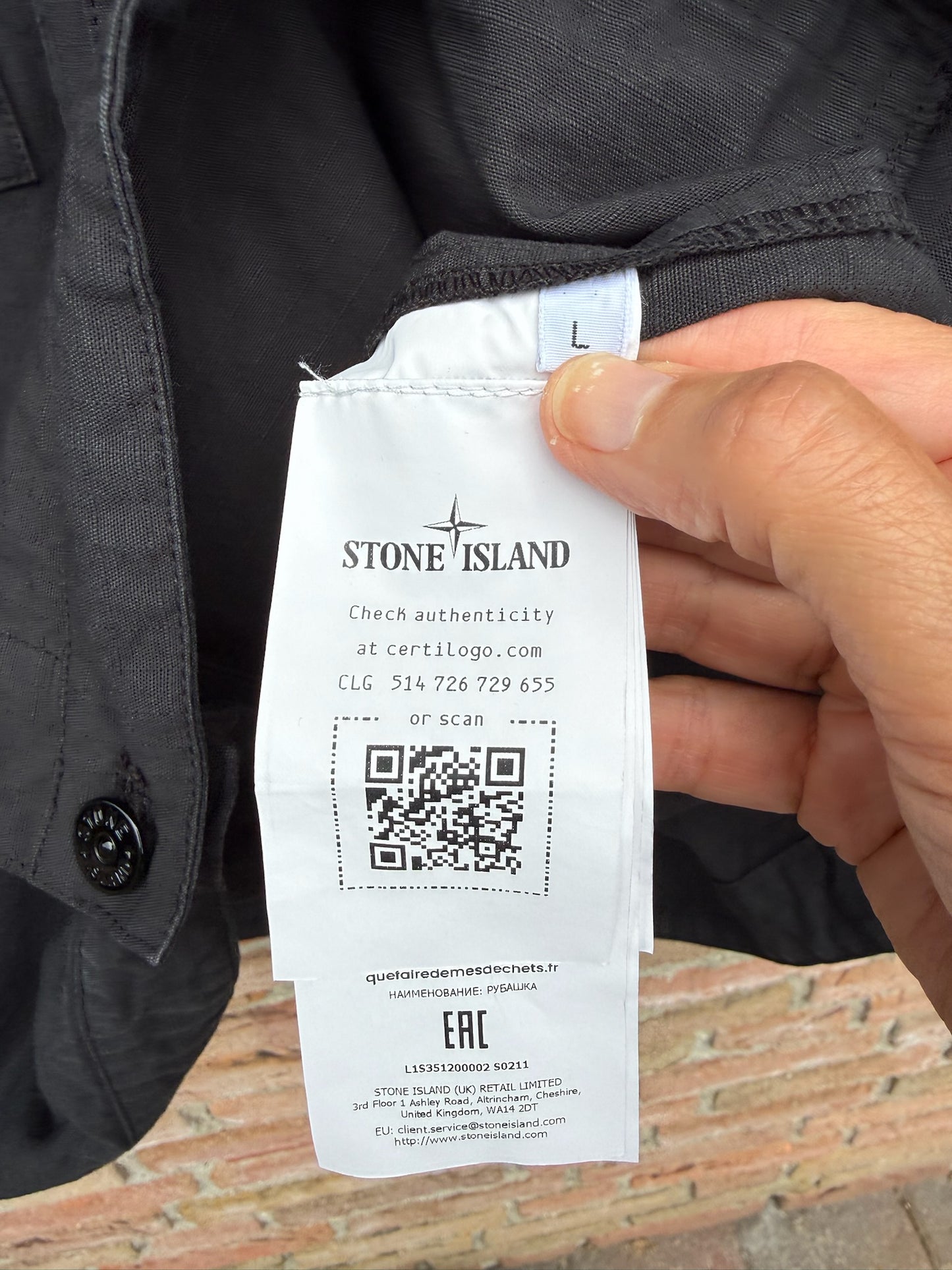 Stone Island Ripstop Overshirt - L