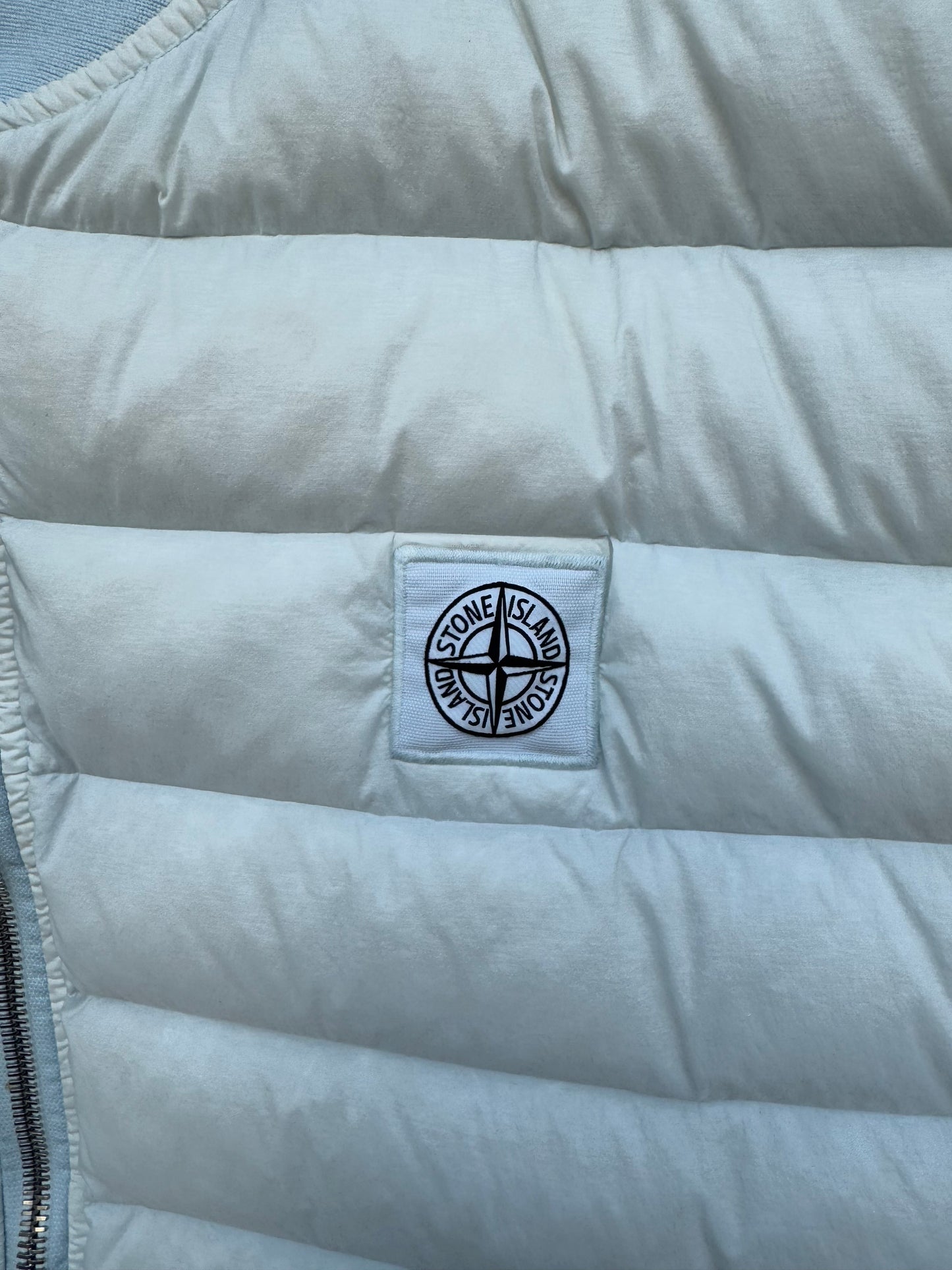 Stone Island Loom Woven Down Nylon Gilet - XL
