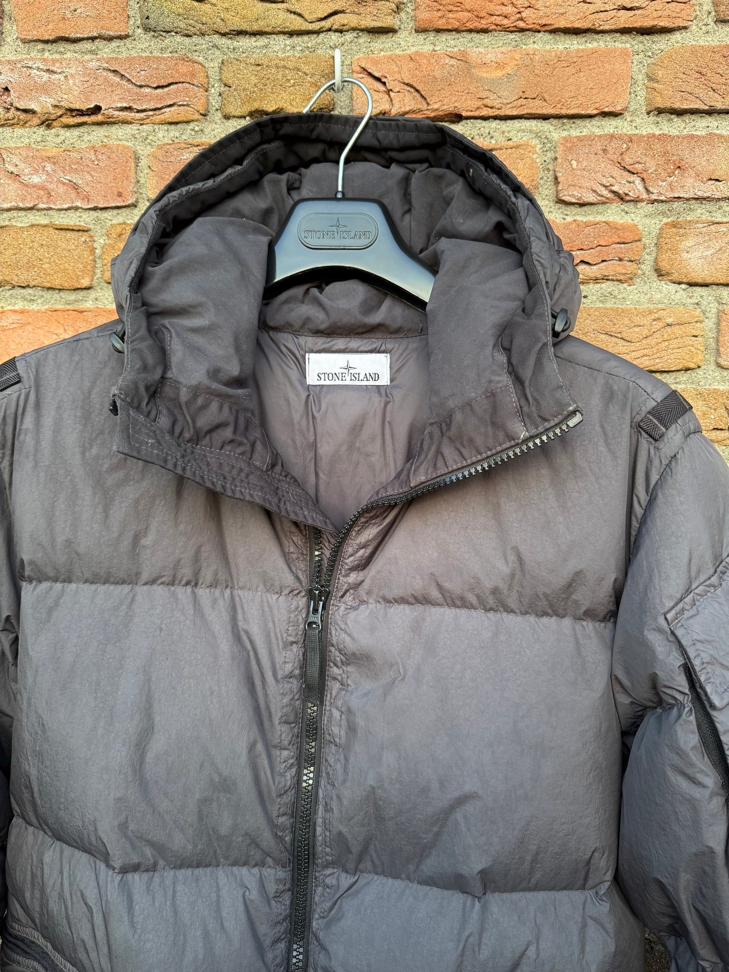 Stone Island Crinkle Reps Daunenjacke - L