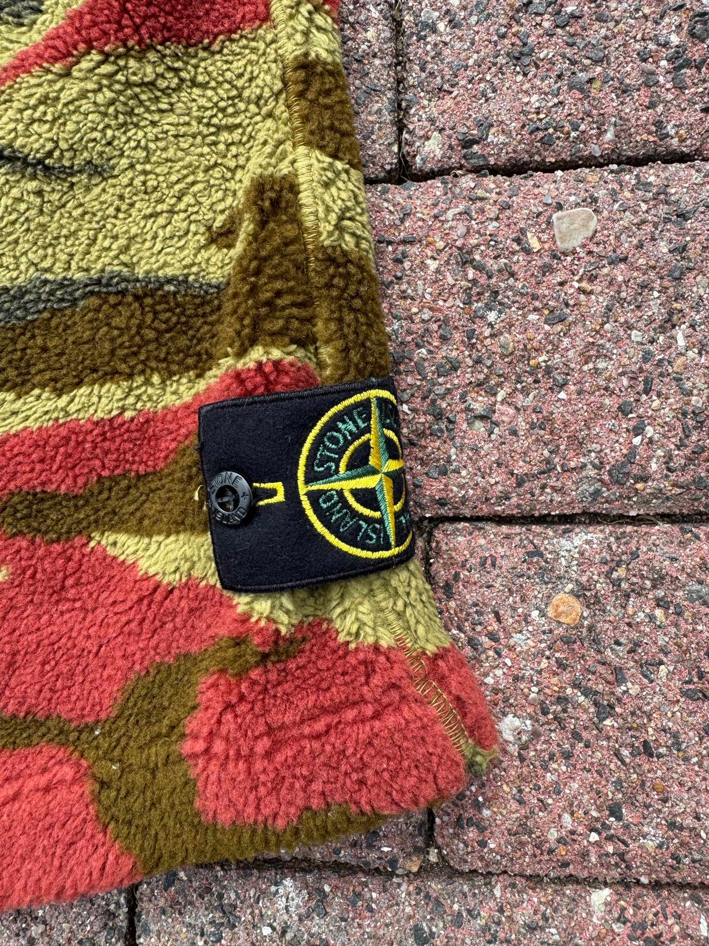 Stone Island Heritage Camo Fleece Shorts - M