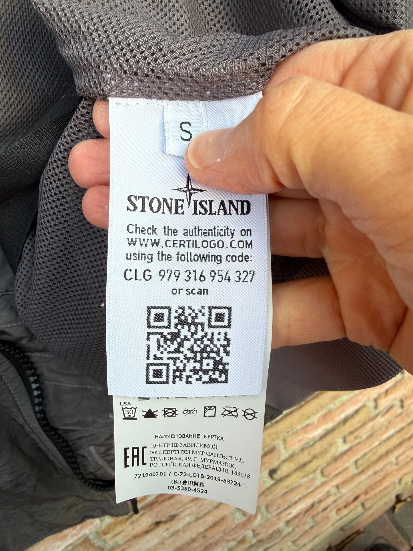 Stone Island Shadow Project Striped Nylon Metal Jacket - S