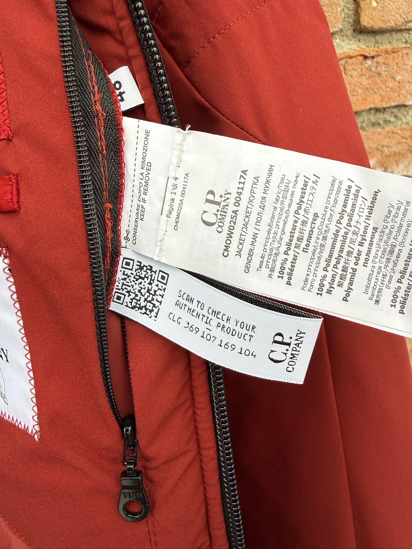 C.P. Company Pro-Tek Primaloft Jacket - M