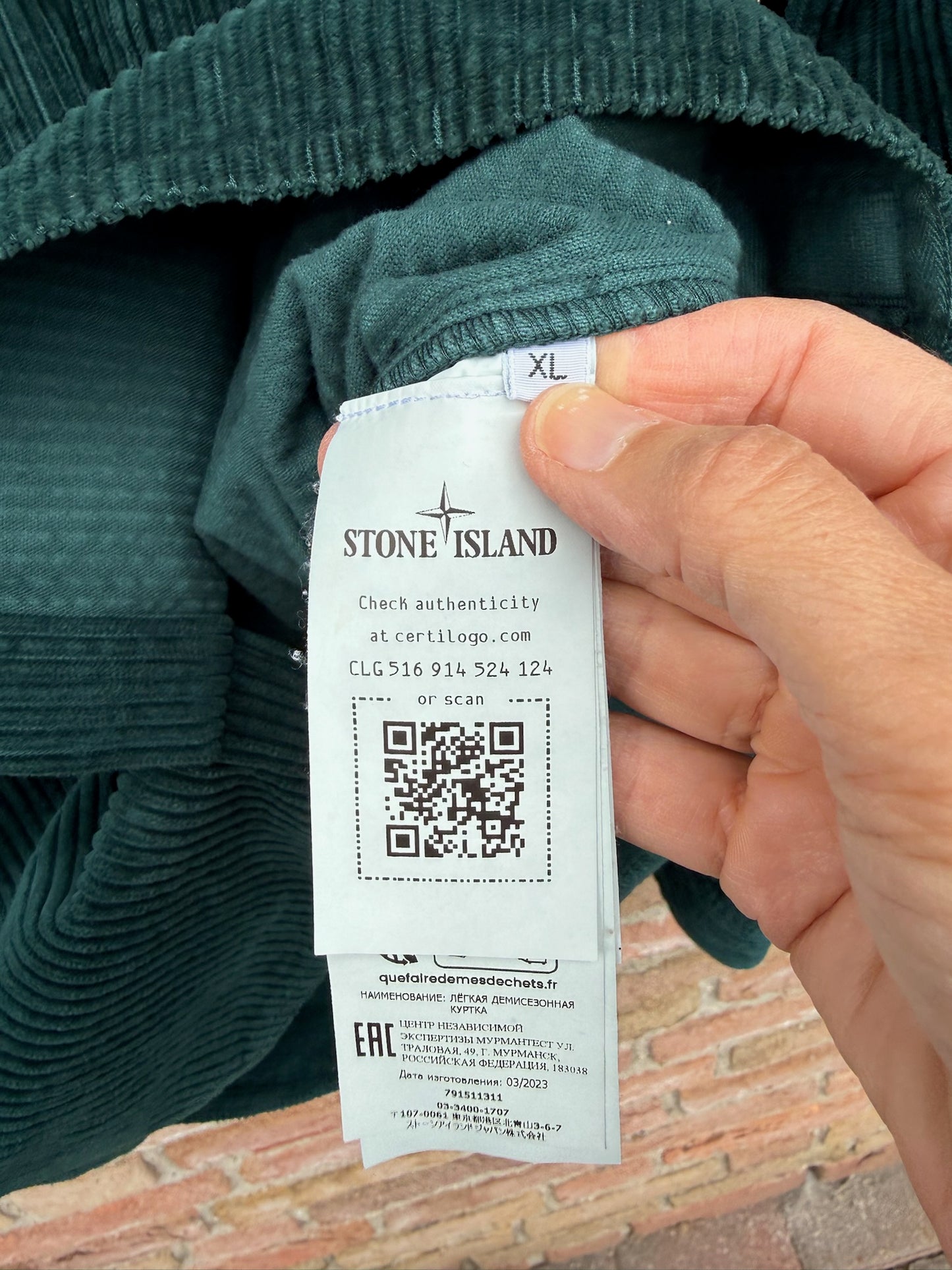 Stone Island Corduroy Overshirt - XL