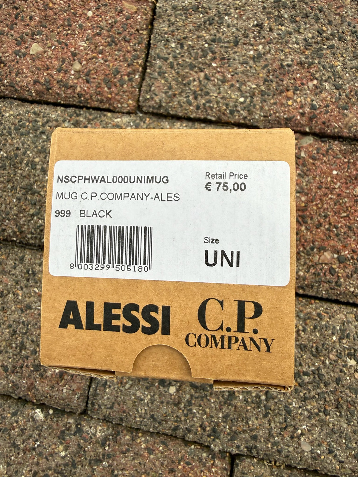 C.P. Company x Alessi Steel Double Wall Mug