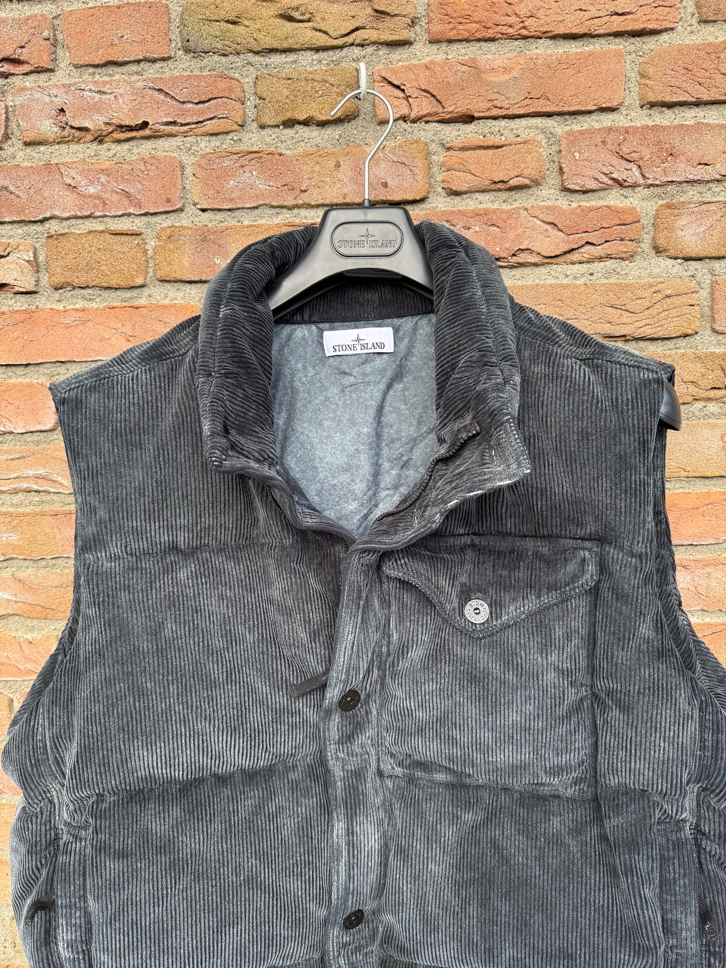 Stone Island Corduroy 800 Down Frost Gilet - 3XL