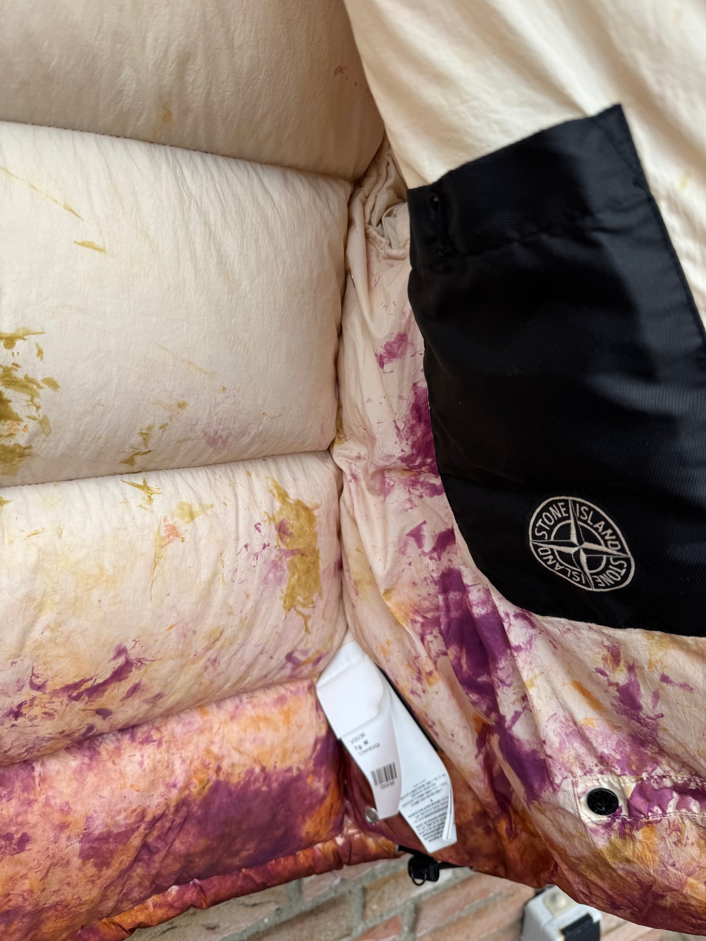 Stone Island x Supreme Paintball Camouflage Crinckle Reps  Down Jacket - M