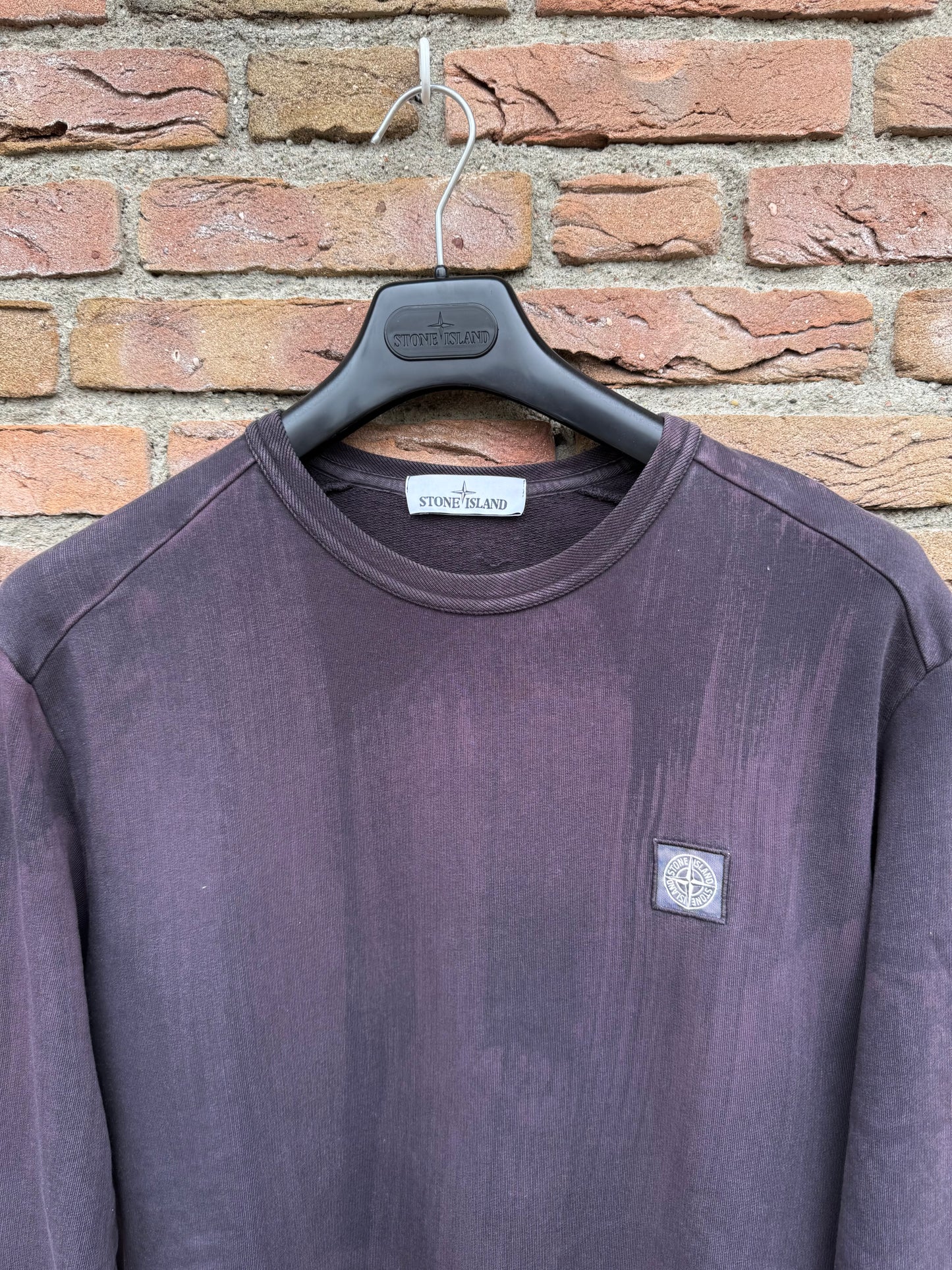 Stone Island Hand Brushed Sweatshirt - L