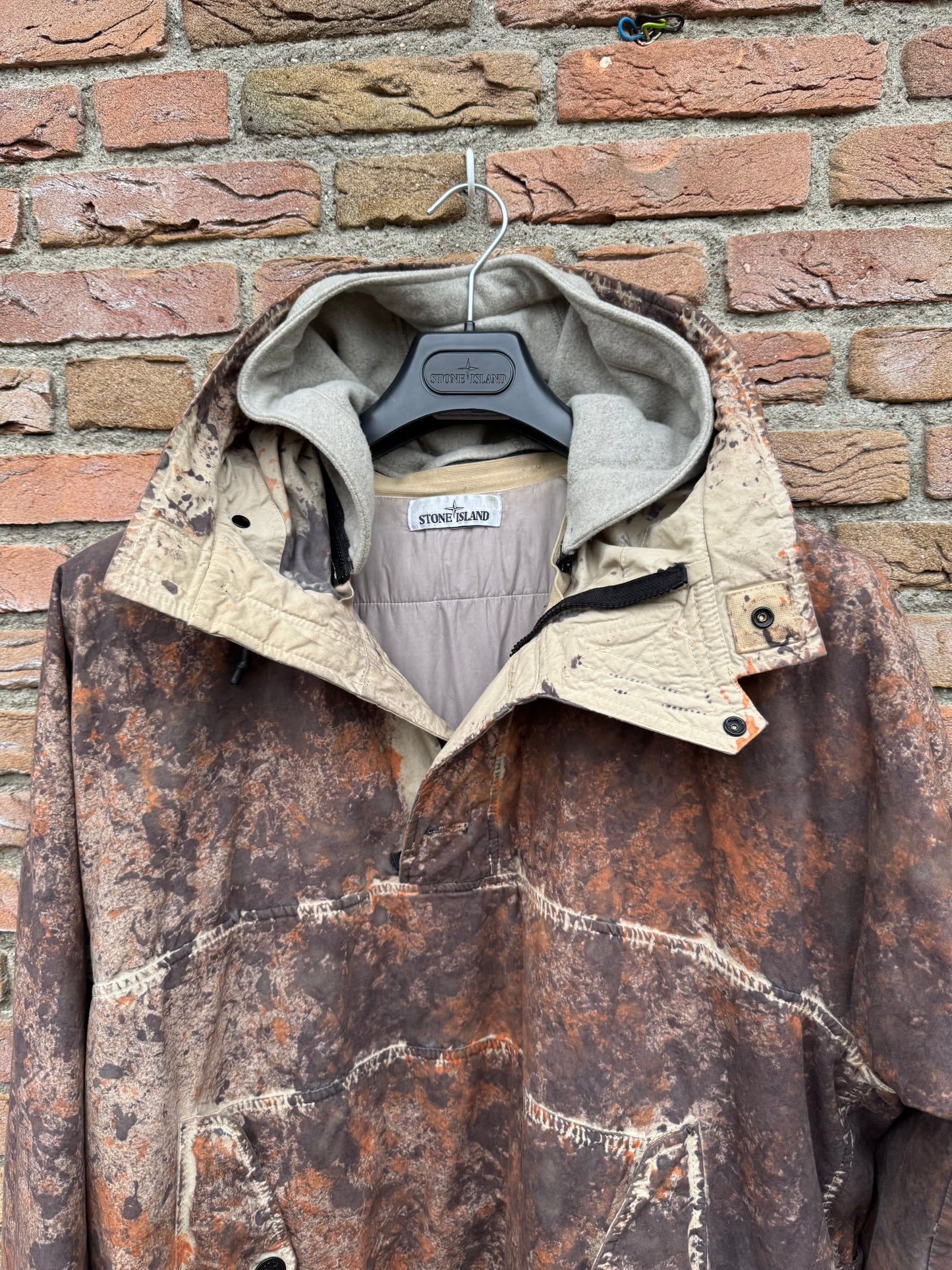 Stone Island Paintball Camo Cotton / Cordura Smock - L