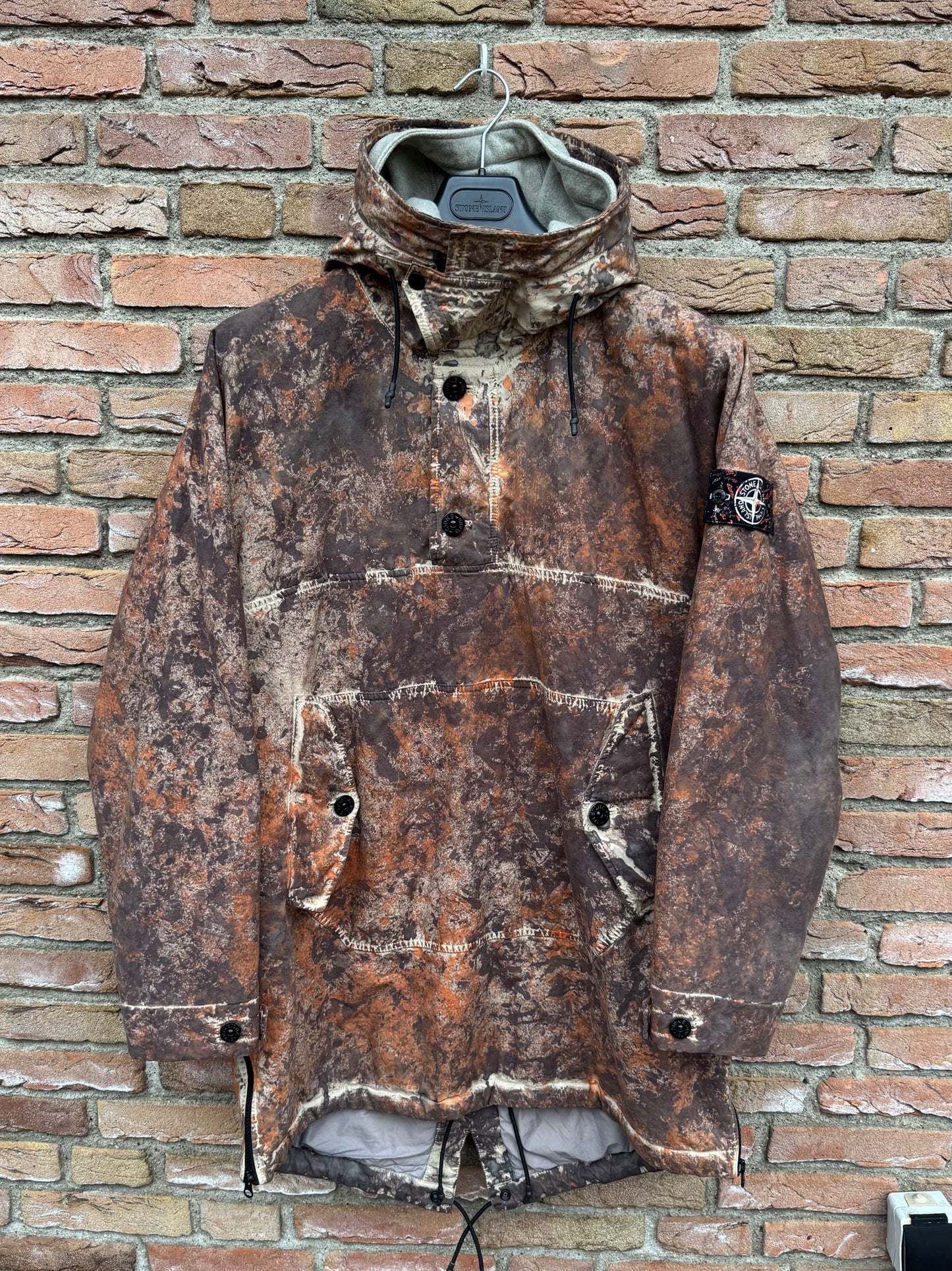 Stone Island Paintball Camo Cotton / Cordura Smock - L