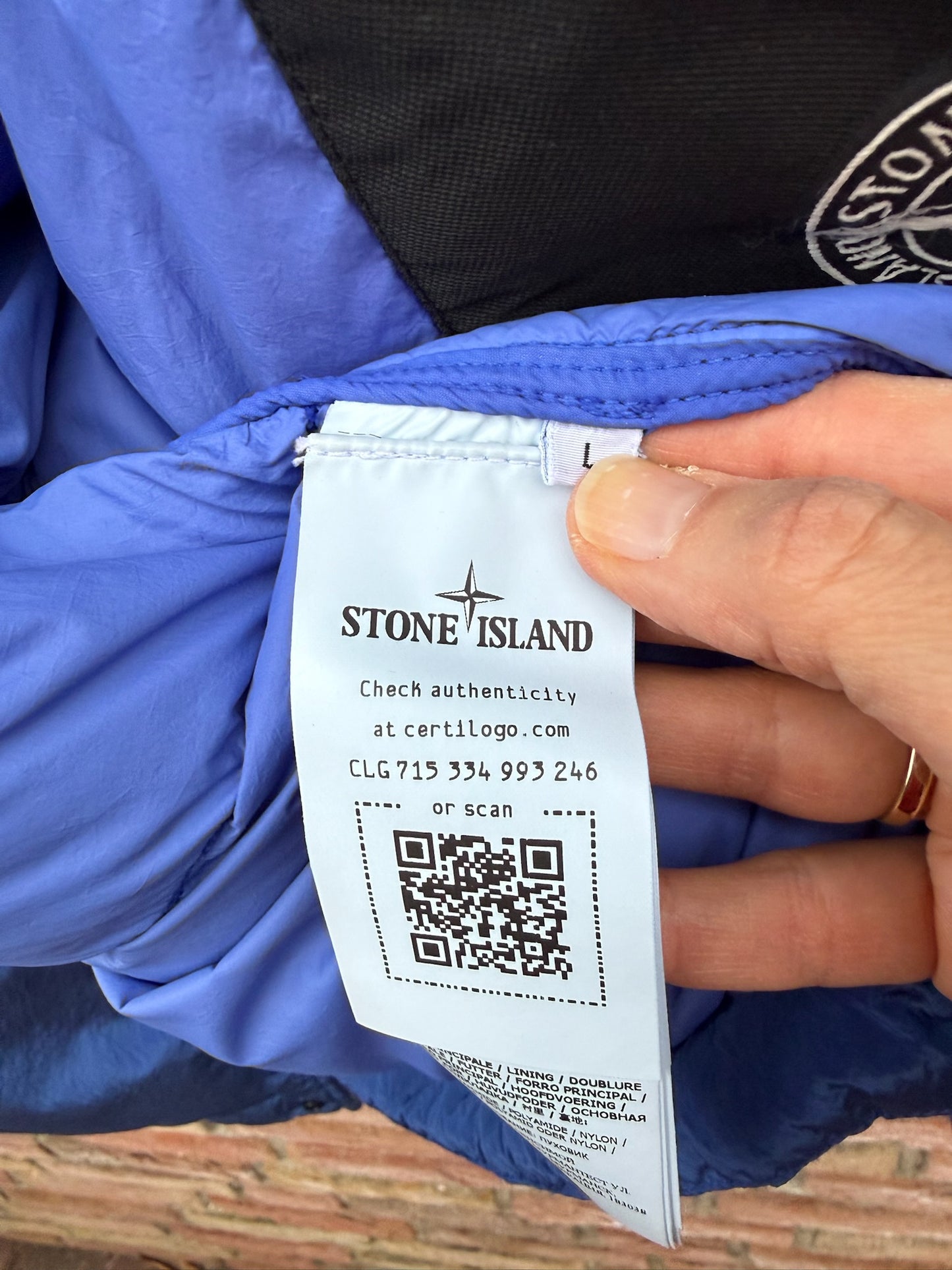 Stone Island Nylon Metal Down-TC Jacket - L