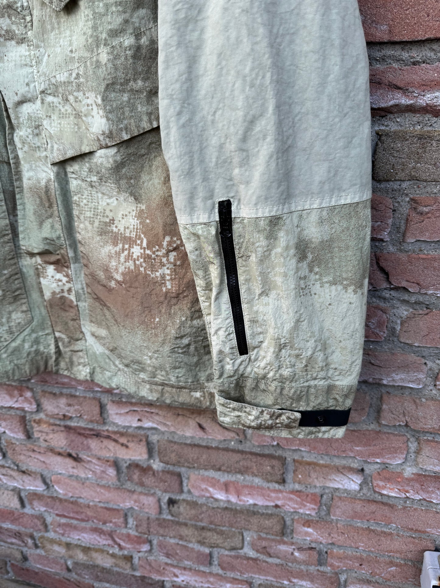 Stone Island Dissolving Grid Camo Nylon Jacket - L