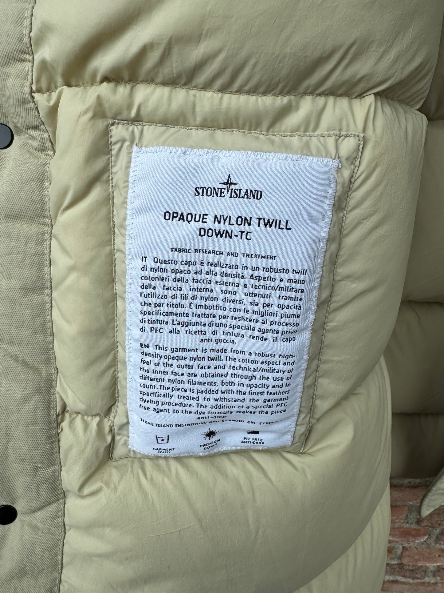 Stone Island Opaque Nylon Twill Down-TC Jacket - M