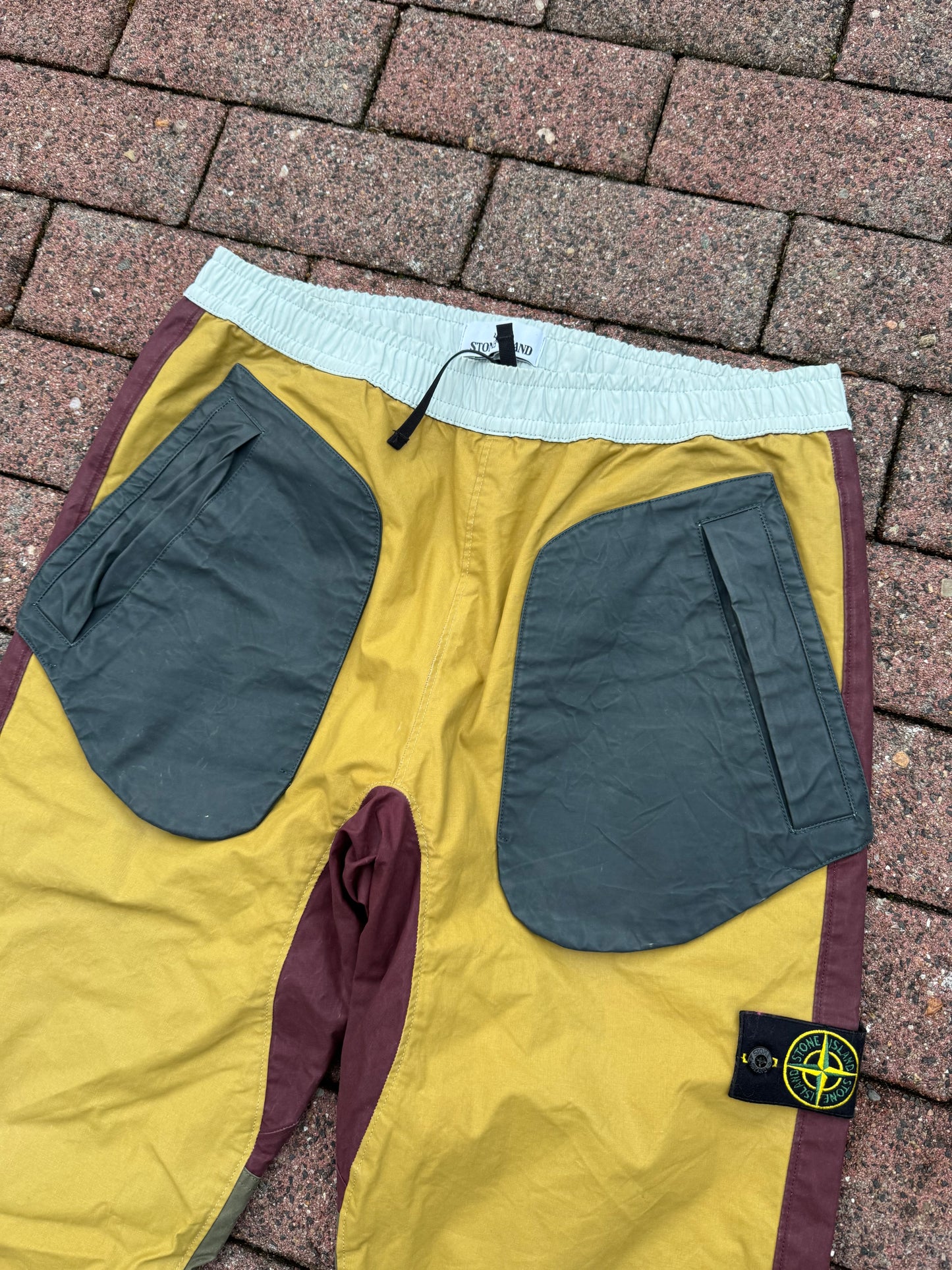 Stone Island Tela Placcata Bicolore Trousers - W33