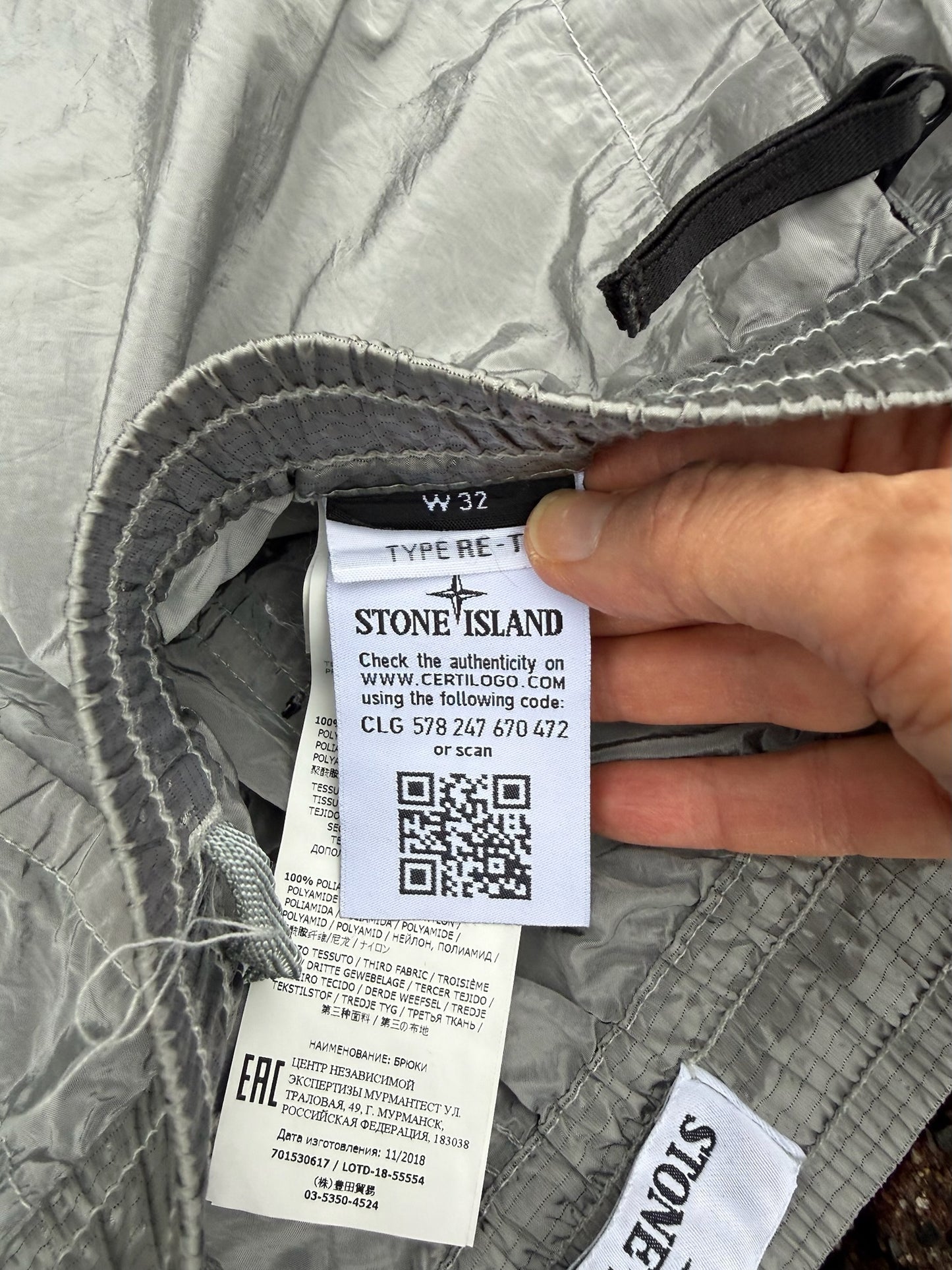 Stone Island Nylon Metal Cargos - W32