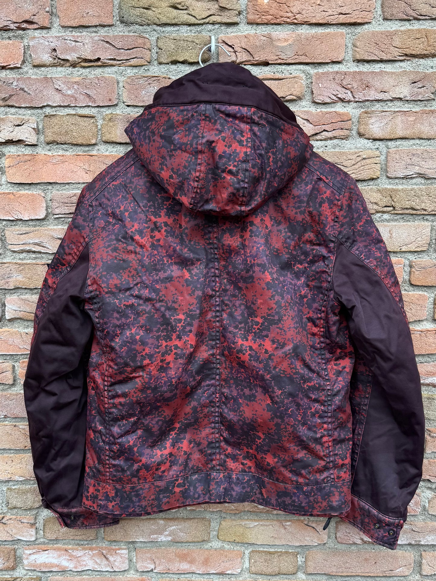 Stone Island Raso Gommato Camo Print-OVD Jacket - M