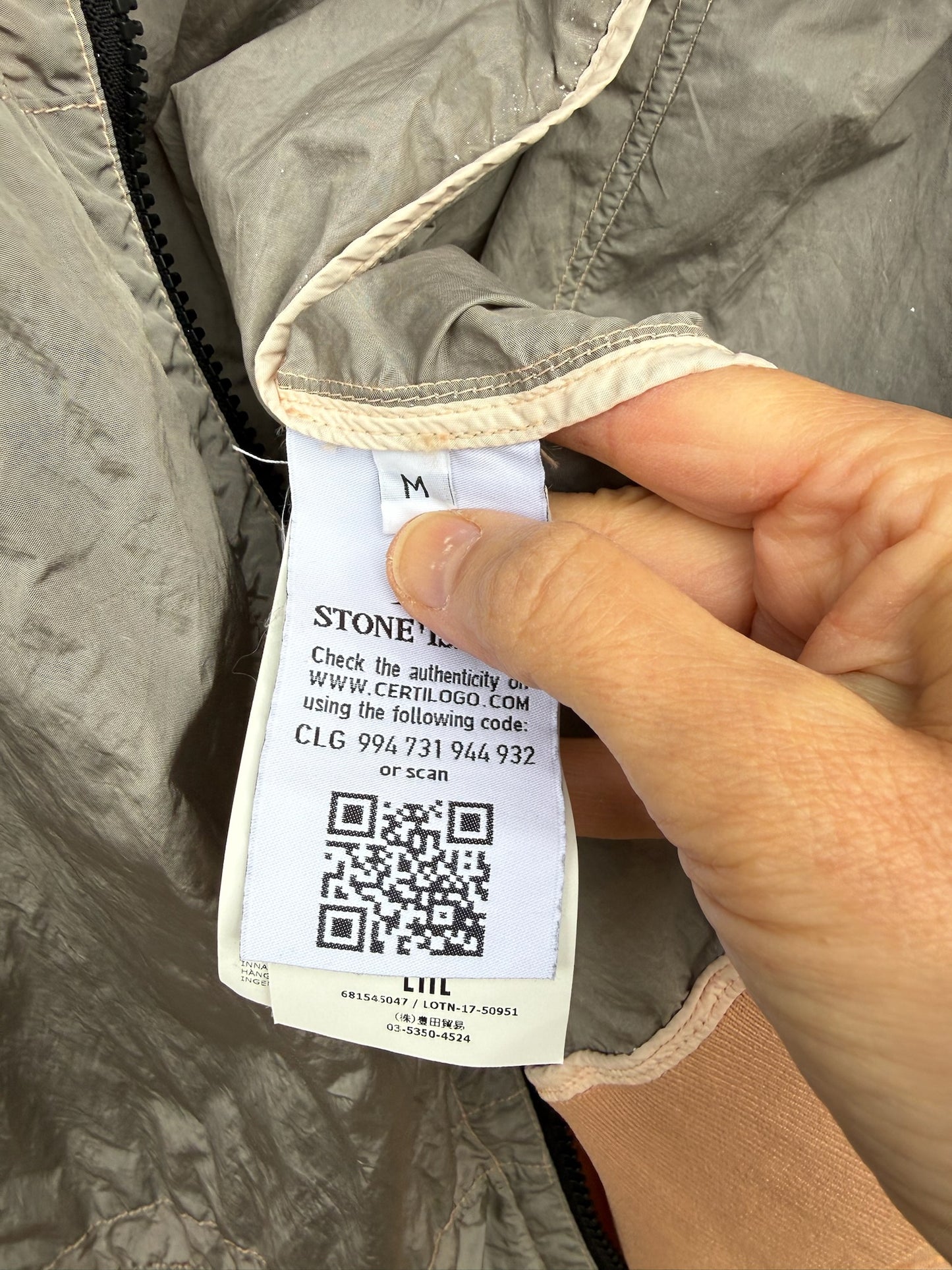 Stone Island Nylon Metal Watro Jacket - M