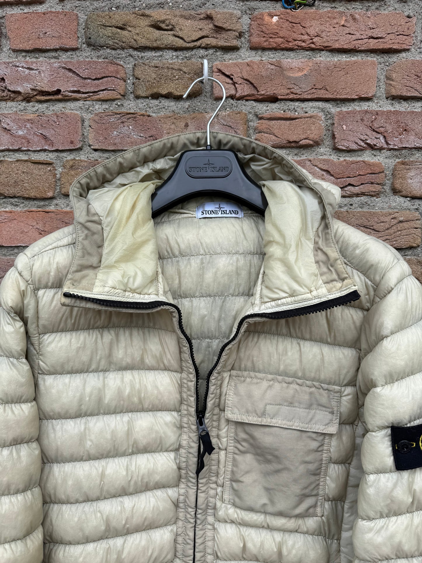 Stone Island Garment Dyed Micro Yarn Down Jacket - M