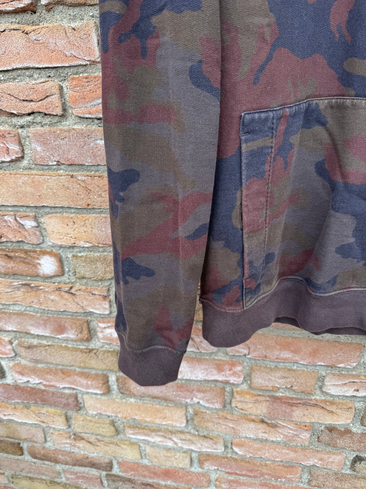 Stone Island Zip Camo Sweatshirt - M