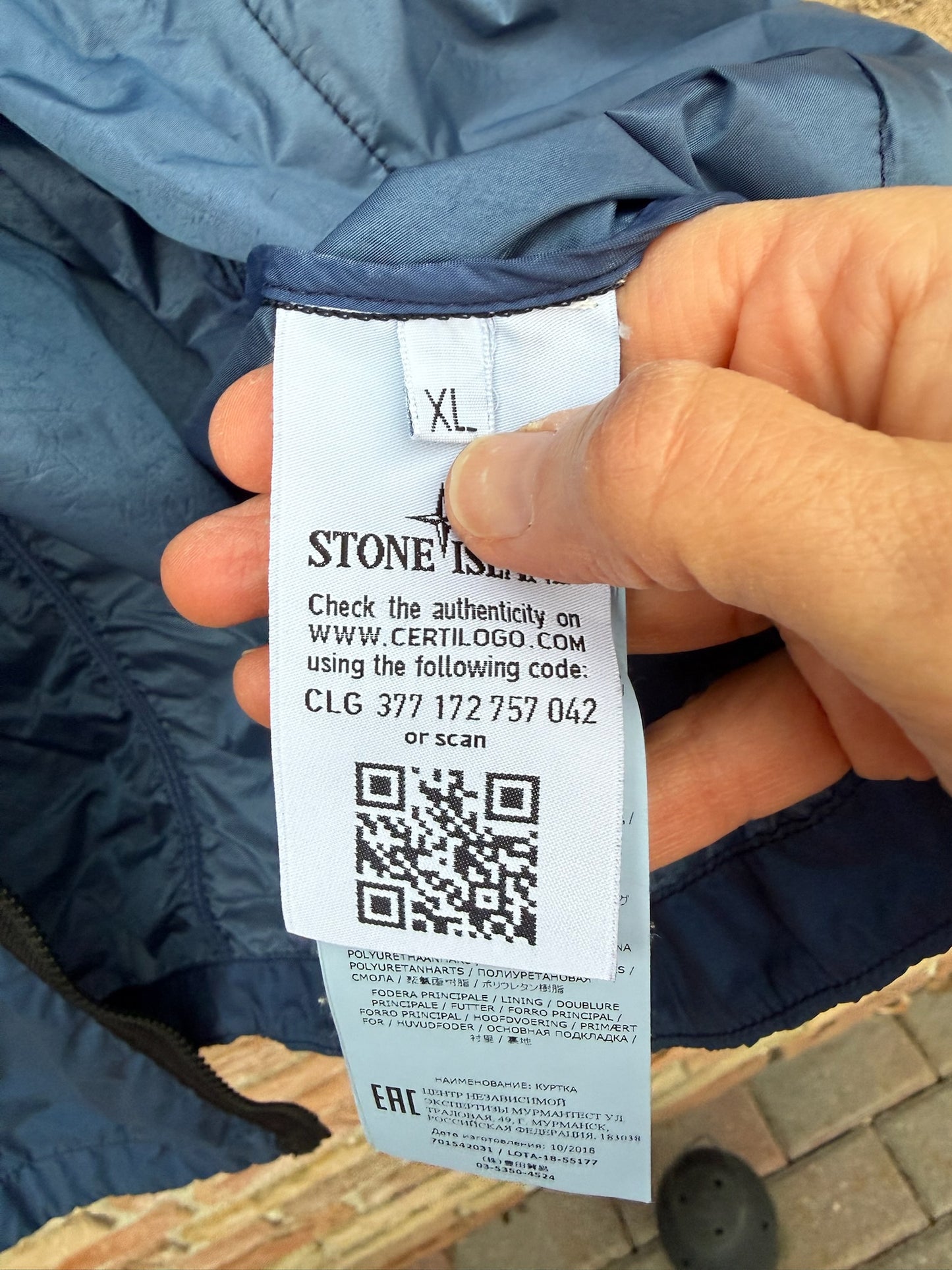 Stone Island Lamy Velour Jacket - XL