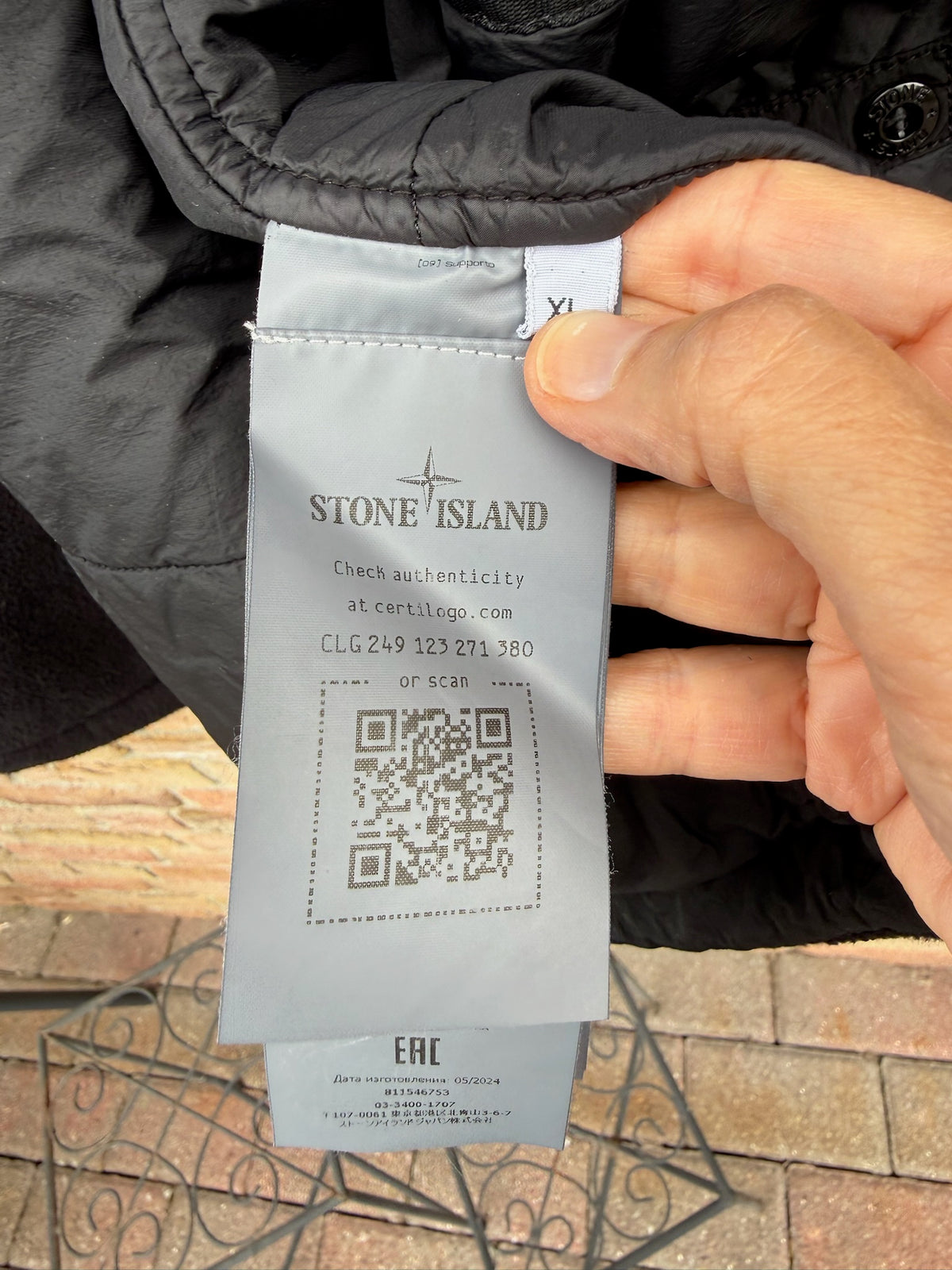 Stone Island Cotton Pile with Nylon-TC Jacket - XL