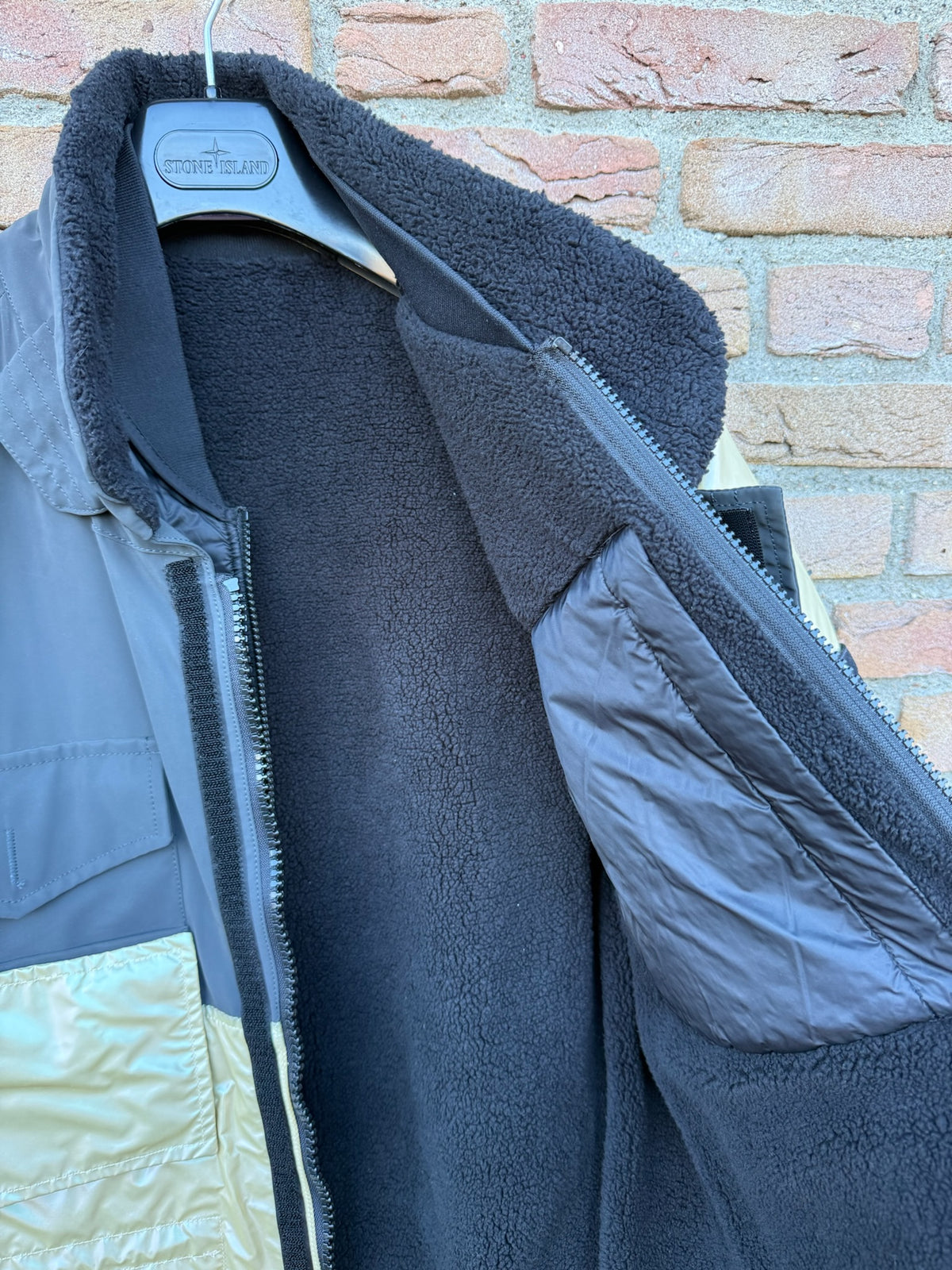 Stone Island Iridescent Coating Tela with Reflex Mat Jacket - L