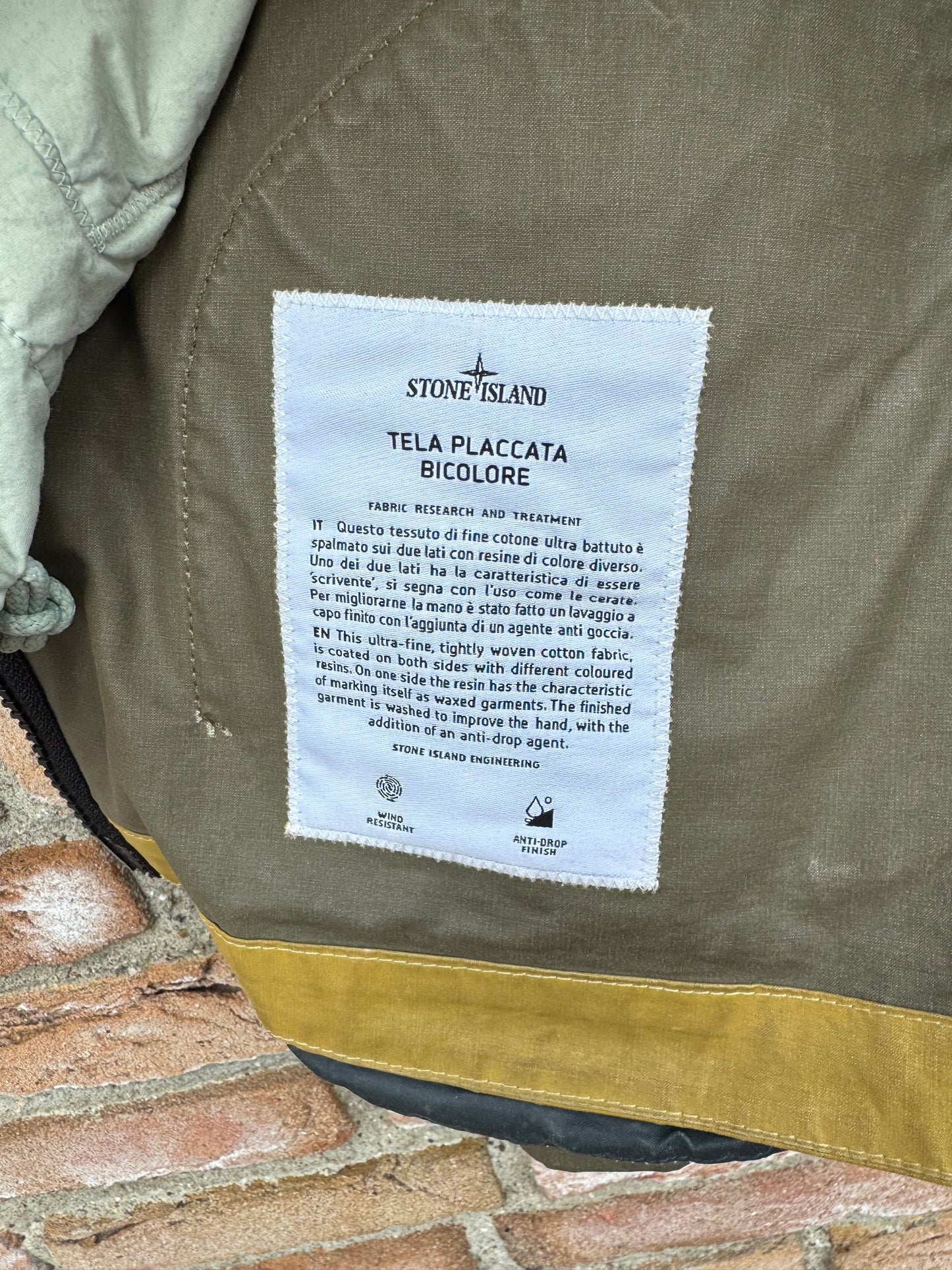 Stone Island Tela Placcata Bicolore Jacket - M