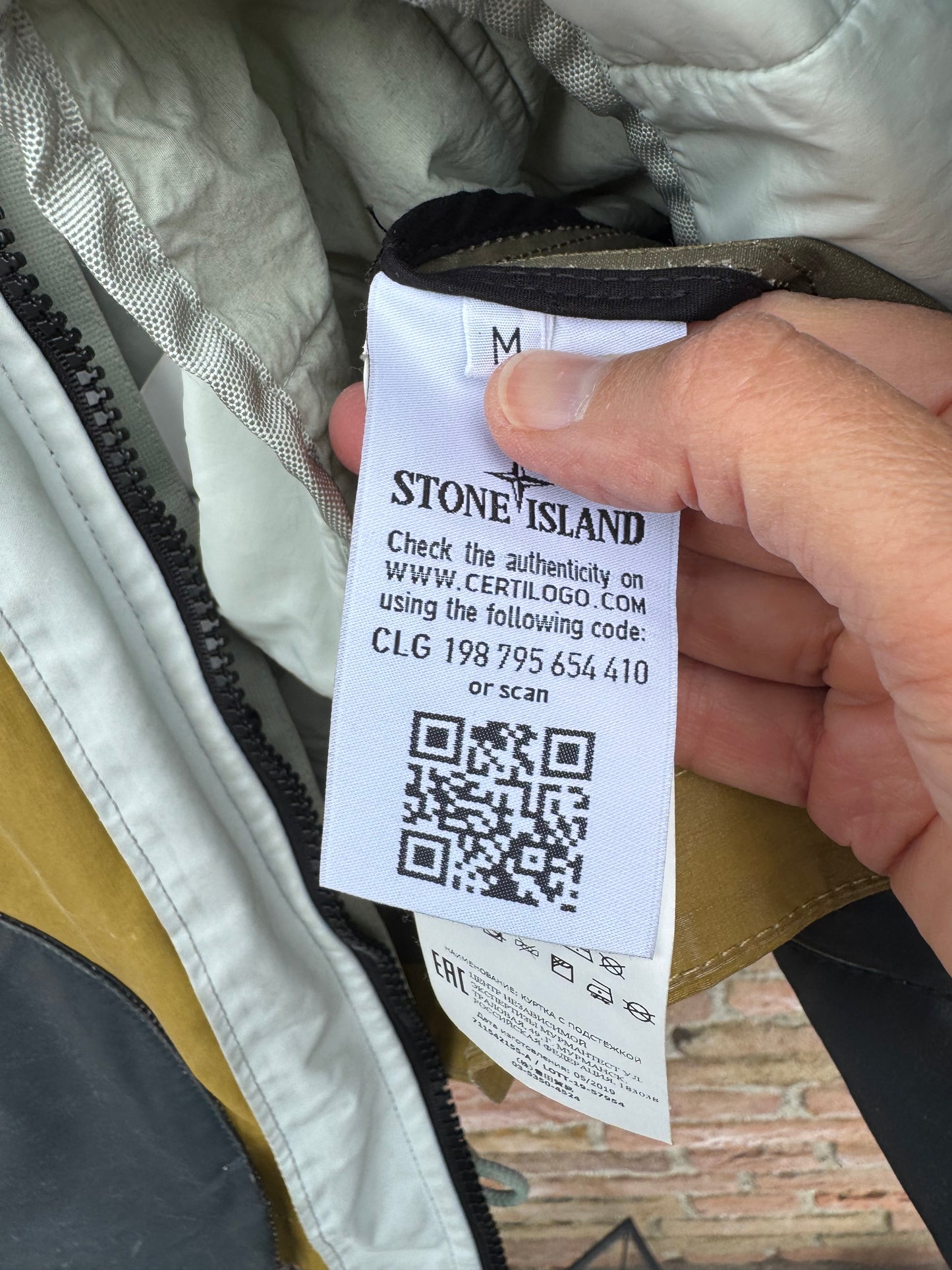 Stone Island Tela Placcata Bicolore Jacket - M