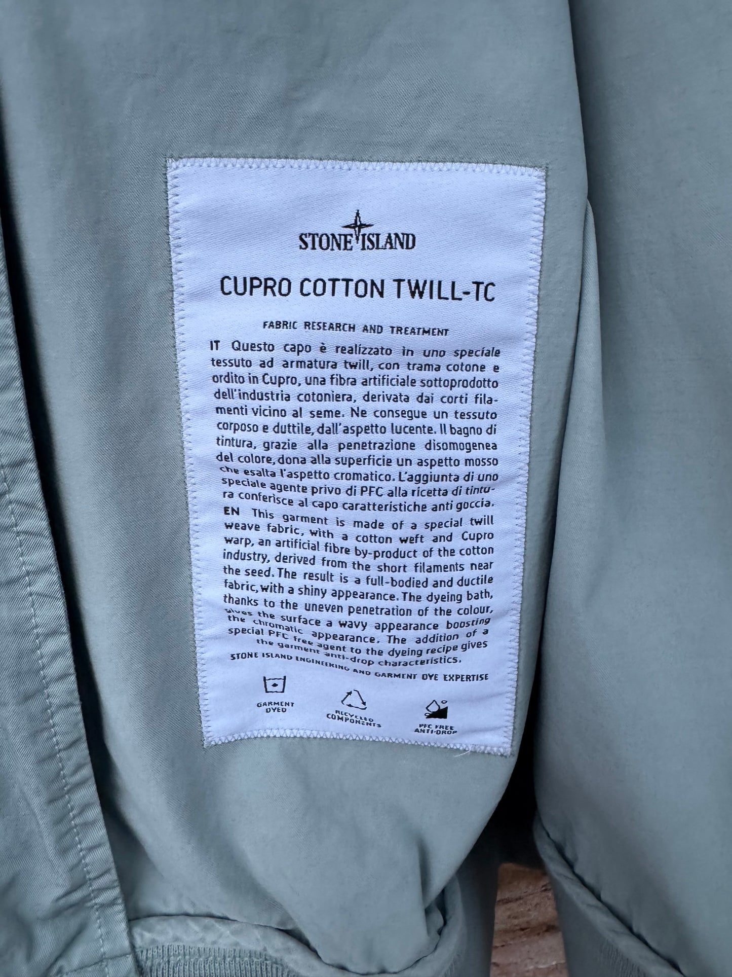 Stone Island Curpo Cotton Twill-TC Jacket - 3XL