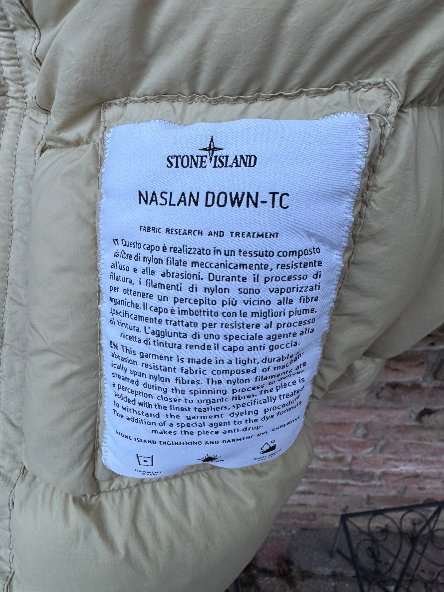 Stone Island Naslan Down-TC Jacket - L