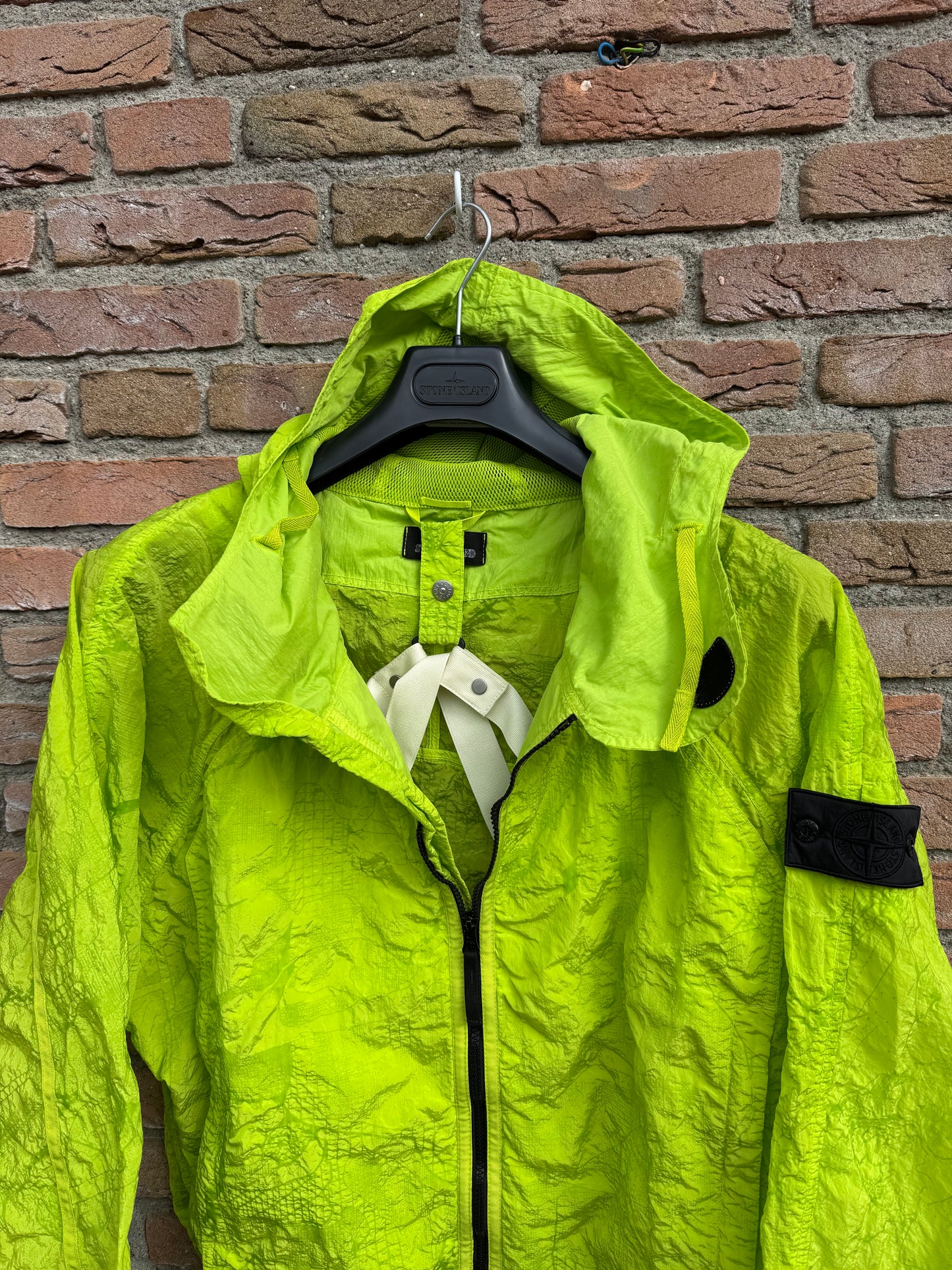 Stone Island Shadow Project Nylon Metal Waffle Print Jacket - L