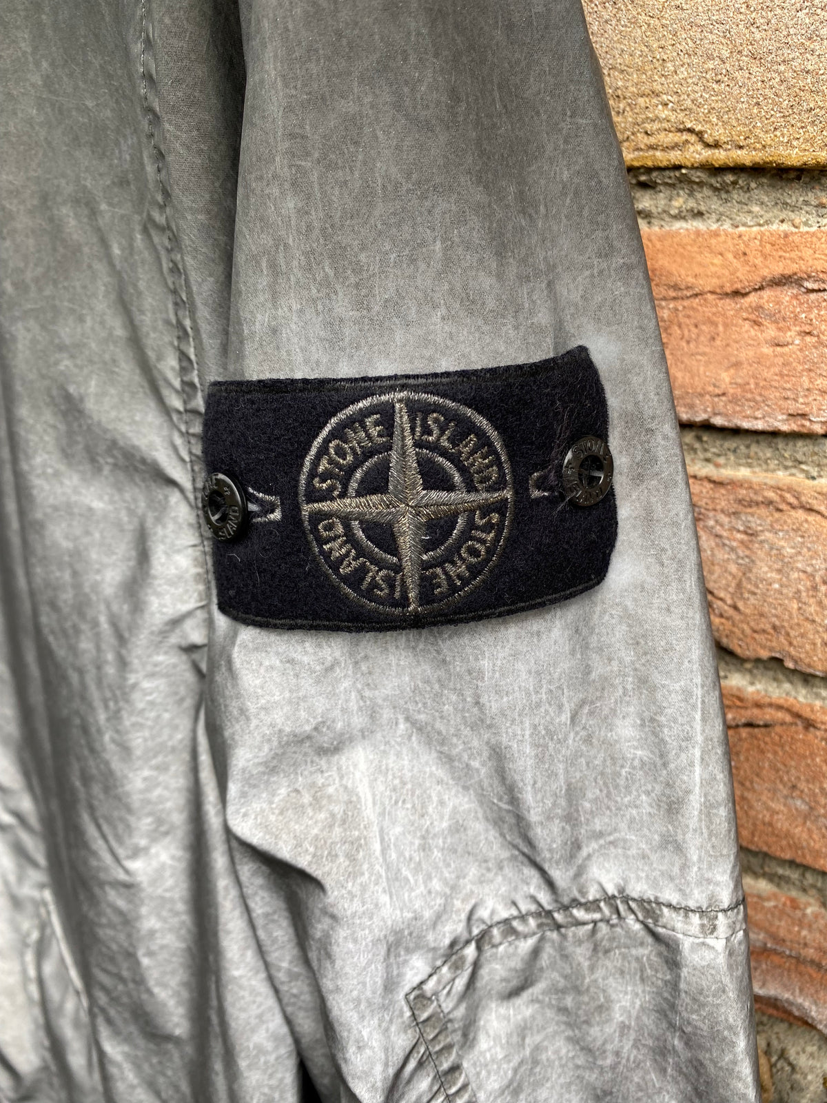 Stone Island lated Reflective with Dust Jacket - M