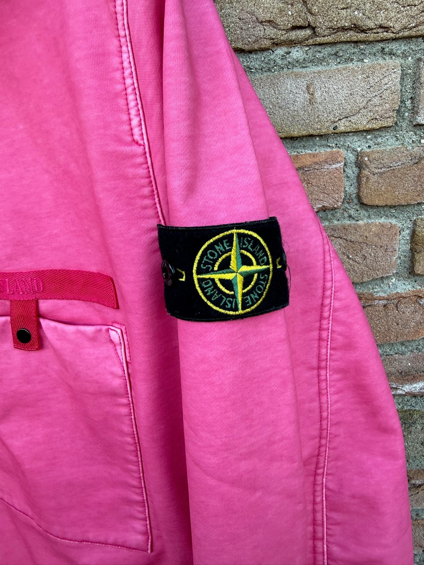 Stone Island Felpa Diagonale Gommata Smock - L