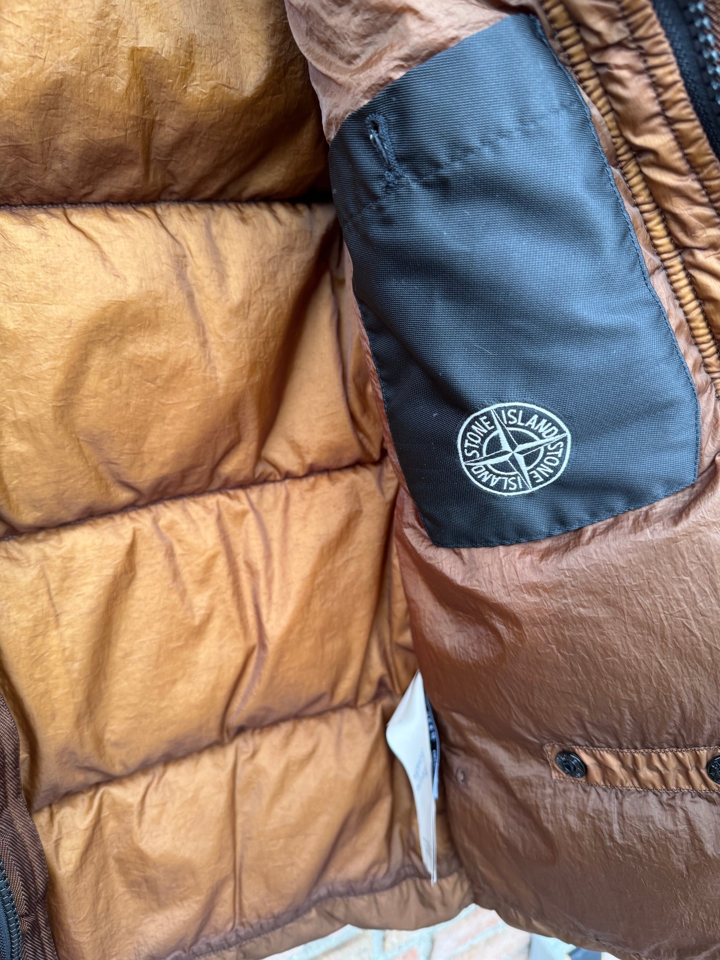 Stone Island Crinkle Reps Daunenjacke - M