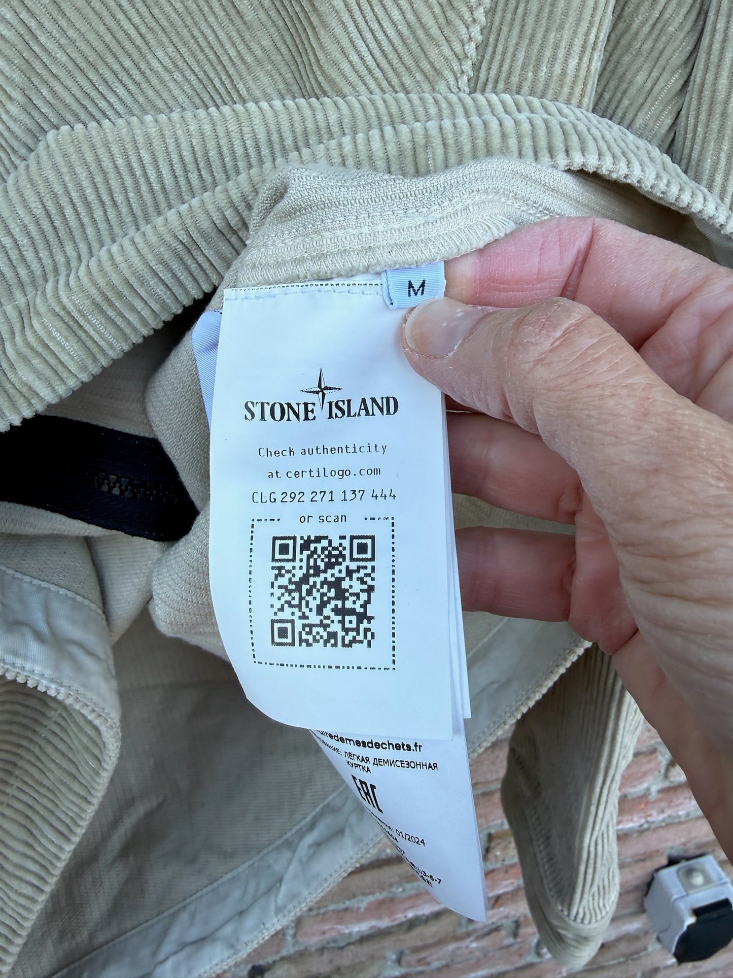 Stone Island Corduroy Overshirt - M